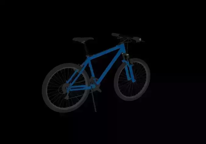 cycle mountain bike Free low-poly 3D model