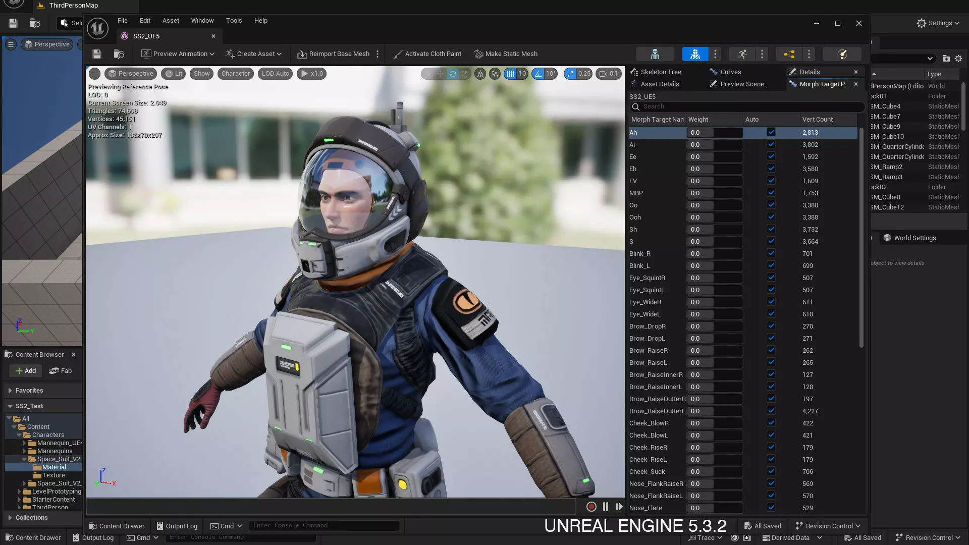 Space Marshal Male Low-poly 3D model_22