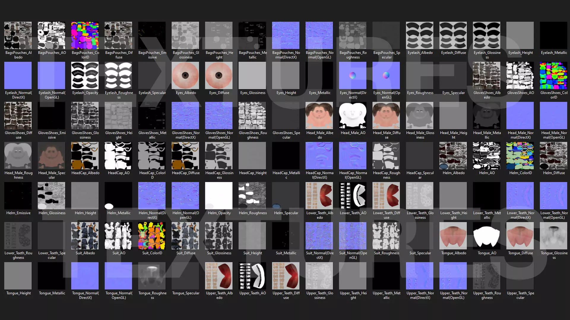 Space Marshal Male Low-poly 3D model_27