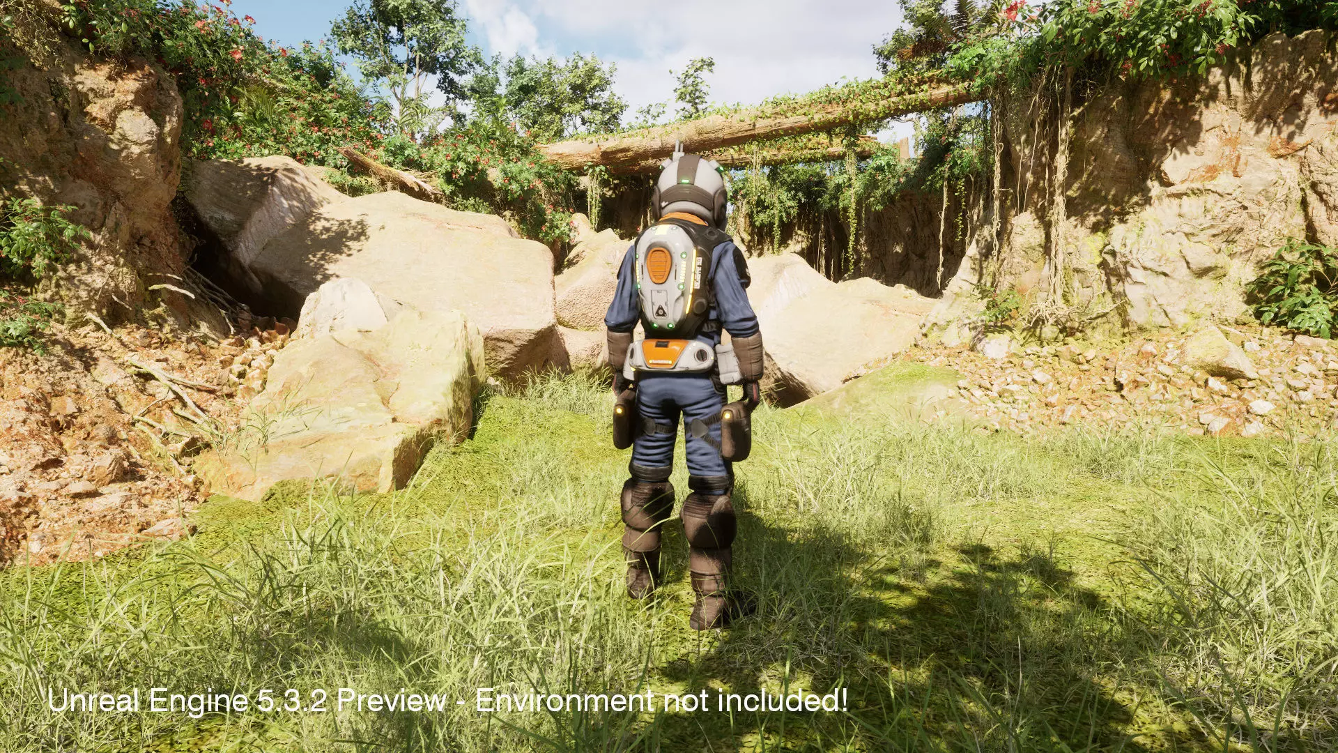 Space Marshal Male Low-poly 3D model_25