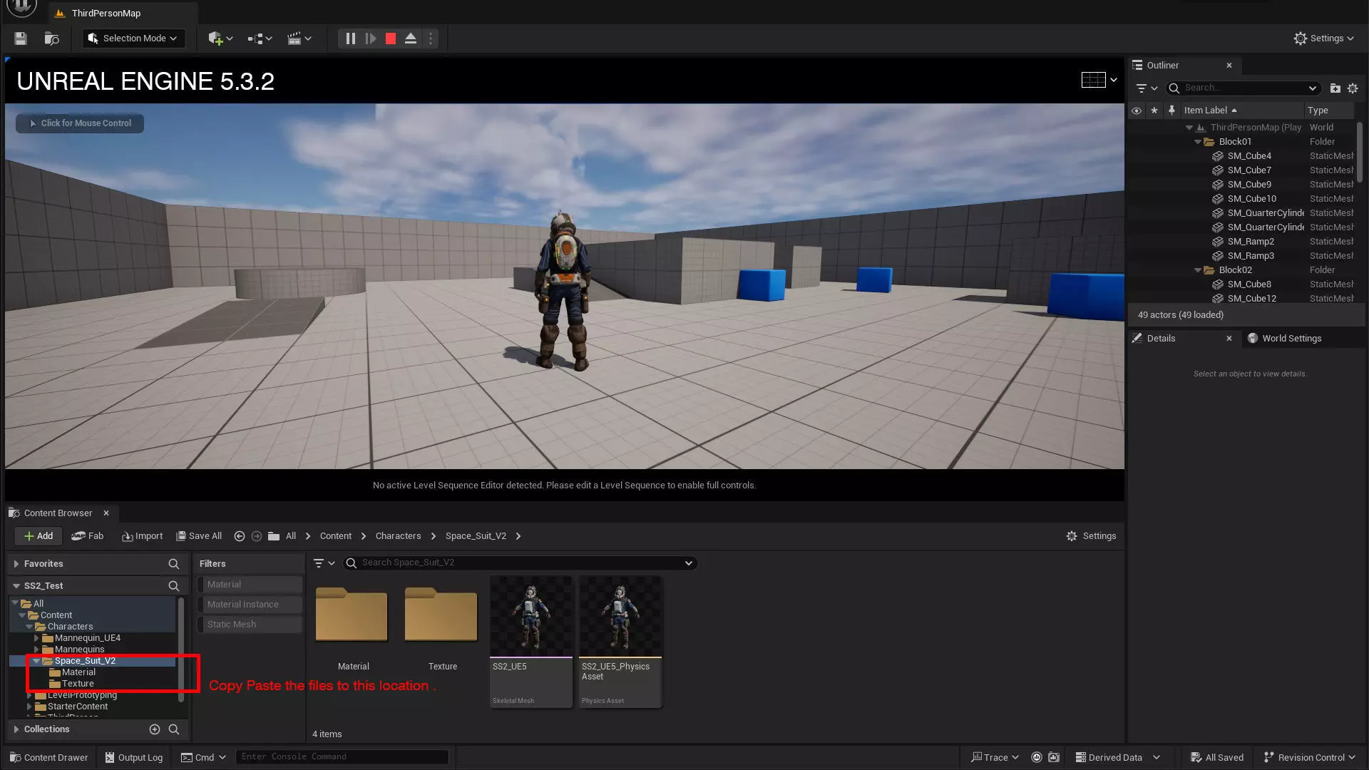 Space Marshal Male Low-poly 3D model_19