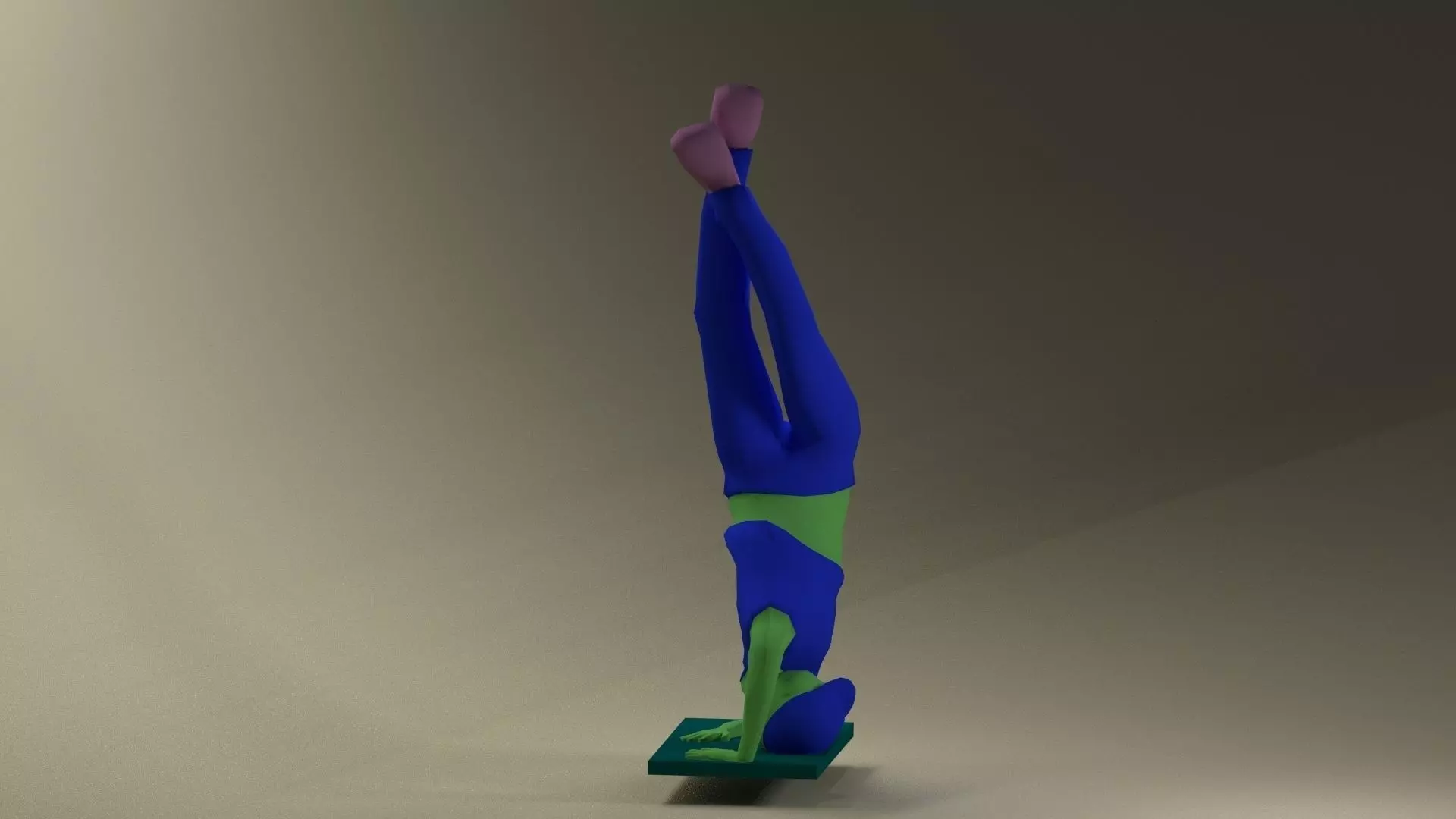 B-boy acrobatic gymnast 3D print model_0