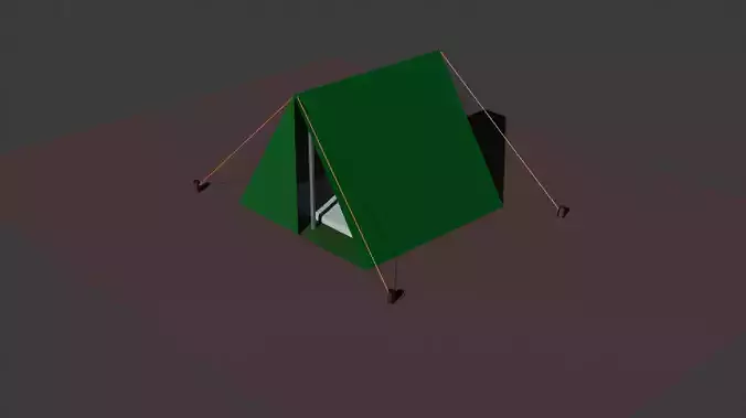 Low Poly Tent