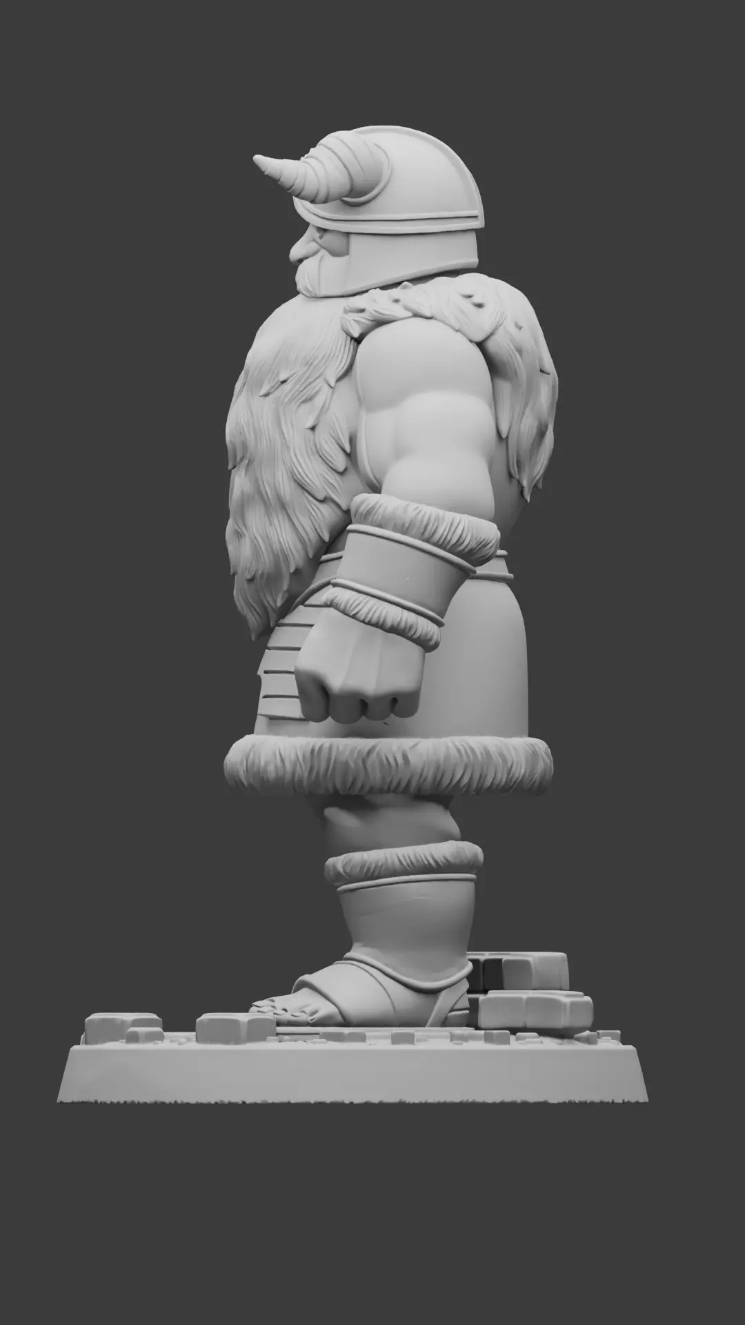 Senshi - 3D Printable TTRPG Figure - Dungeon Meshi 3D print model_1