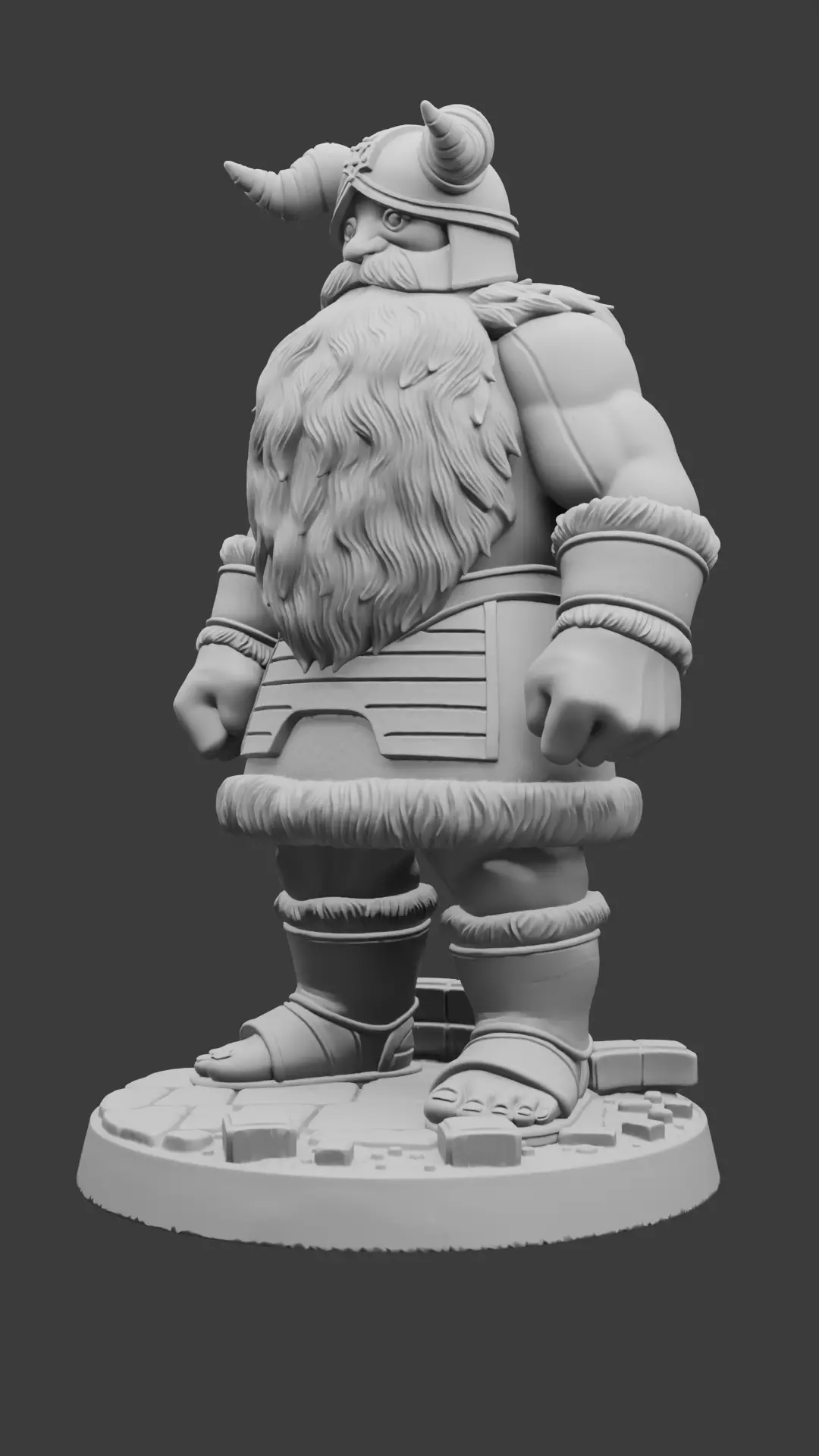 Senshi - 3D Printable TTRPG Figure - Dungeon Meshi 3D print model_8