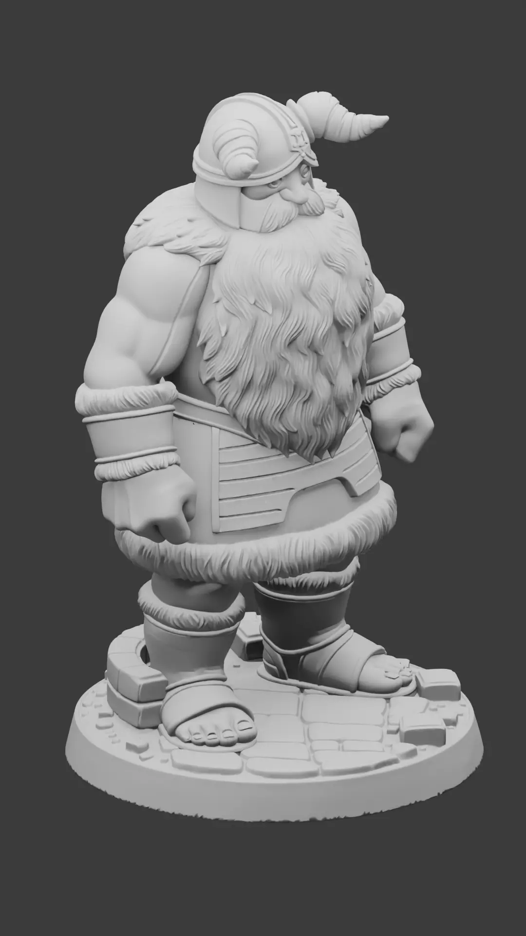 Senshi - 3D Printable TTRPG Figure - Dungeon Meshi 3D print model_7