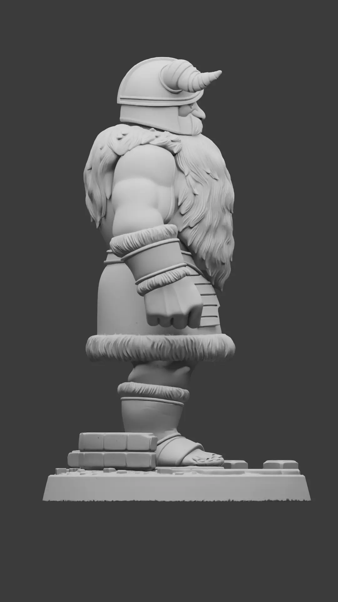 Senshi - 3D Printable TTRPG Figure - Dungeon Meshi 3D print model_3