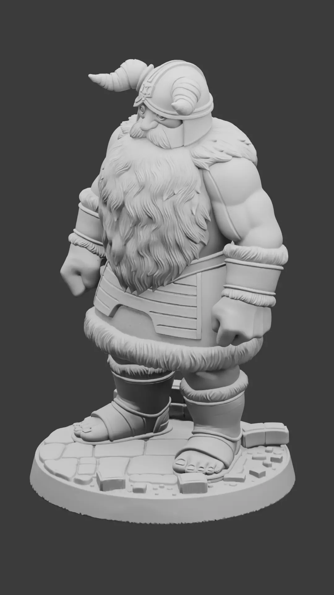 Senshi - 3D Printable TTRPG Figure - Dungeon Meshi 3D print model_4