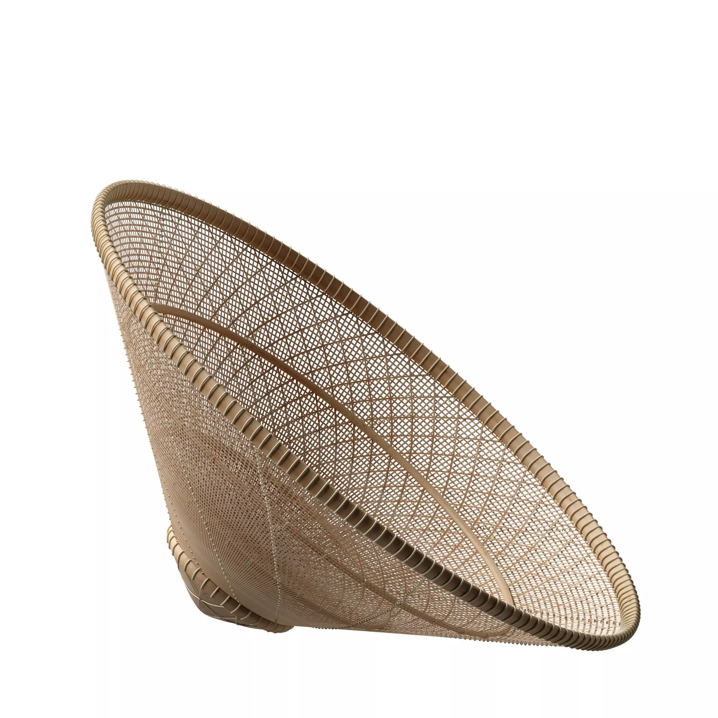 Asian Straw Hat Nonla Vietnamese 3D model_21