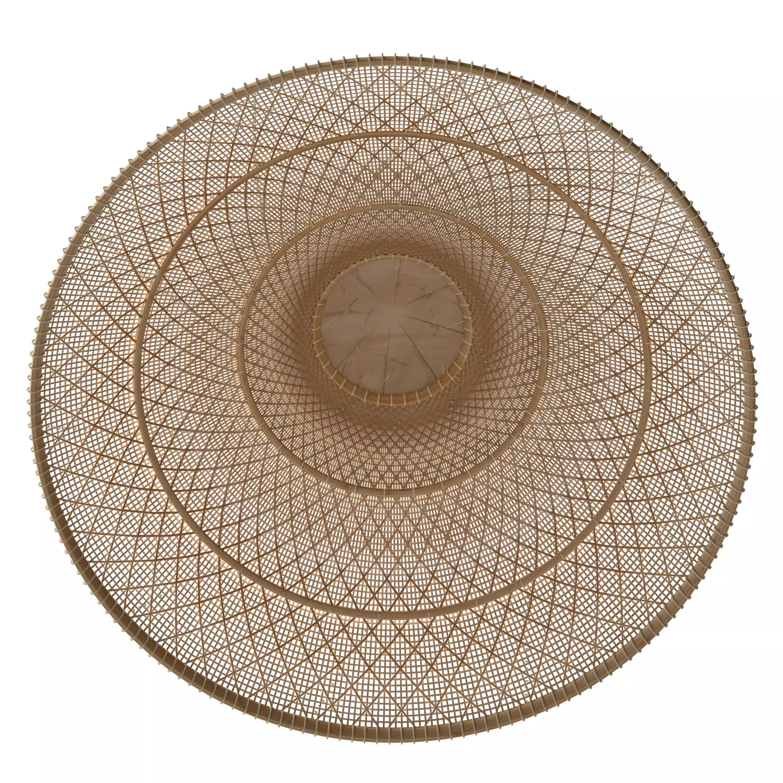 Asian Straw Hat Nonla Vietnamese 3D model_7