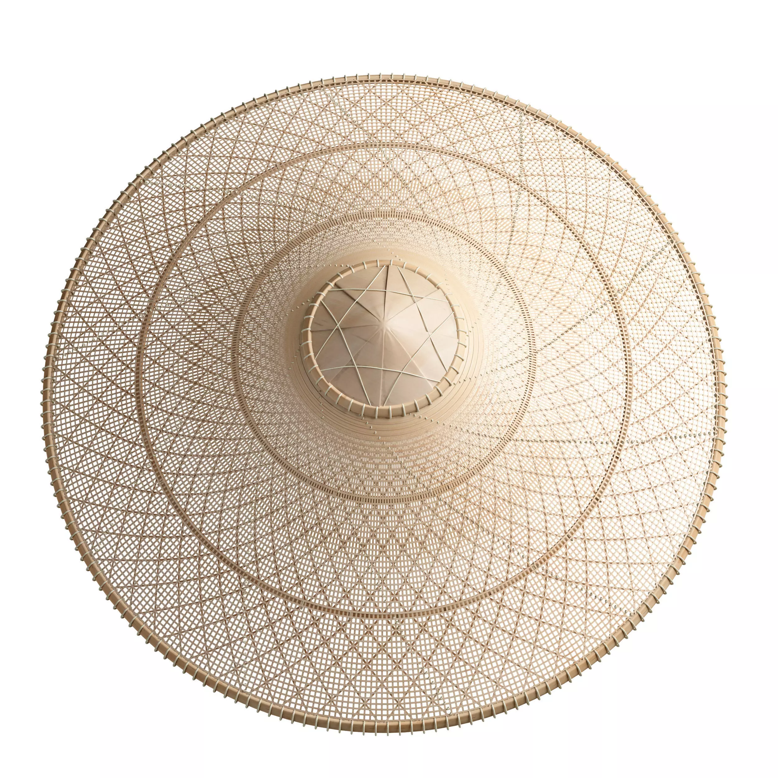 Asian Straw Hat Nonla Vietnamese 3D model_5