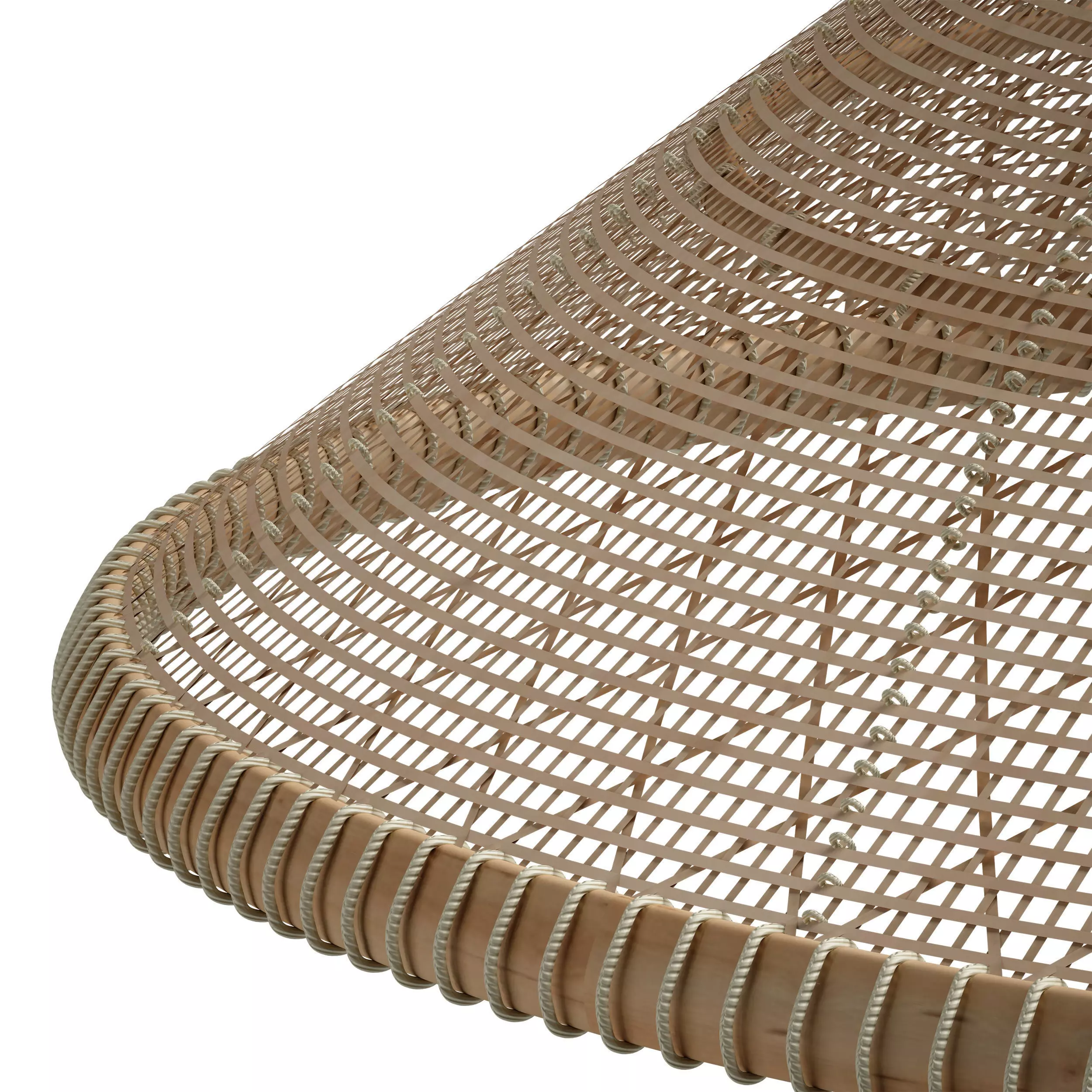 Asian Straw Hat Nonla Vietnamese 3D model_10