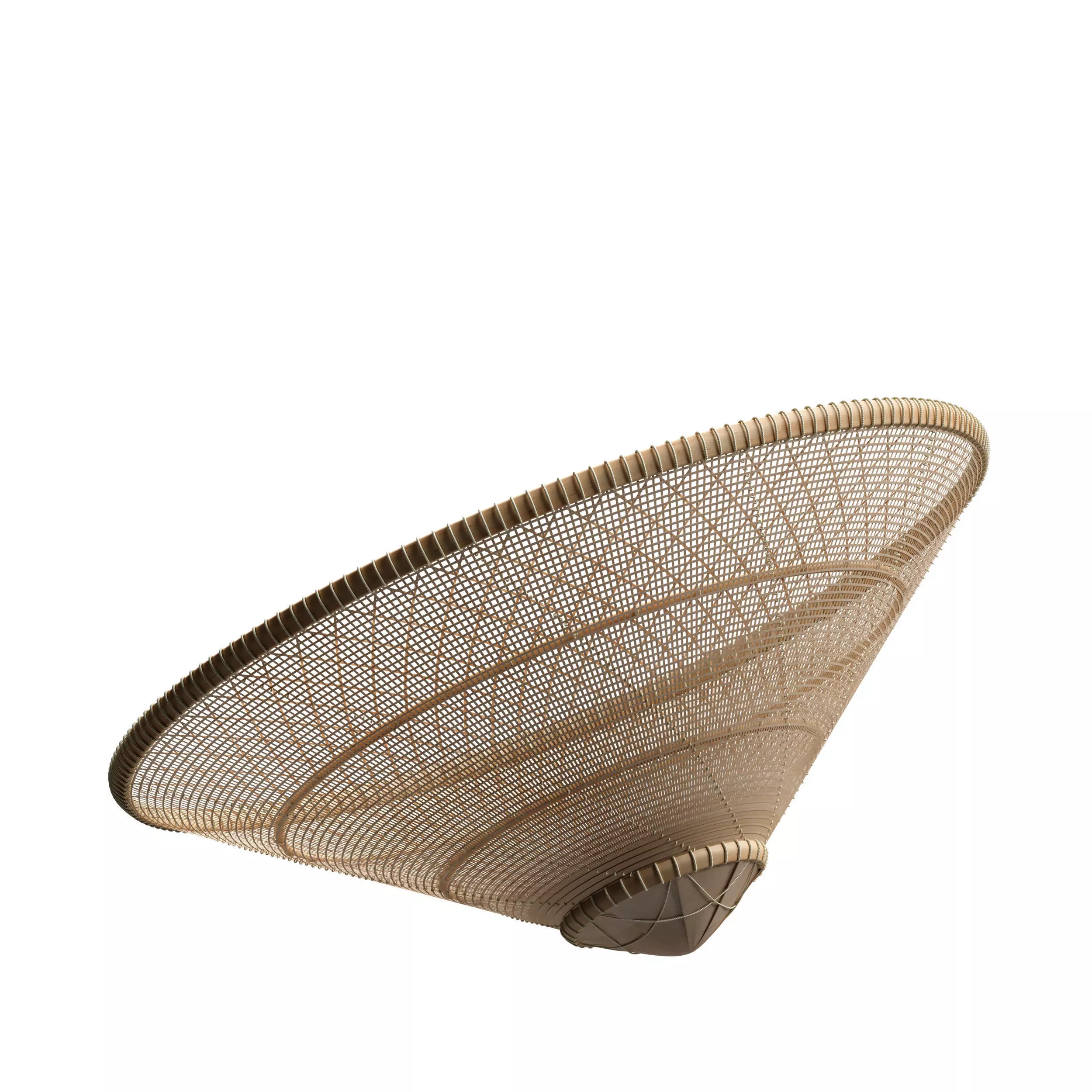 Asian Straw Hat Nonla Vietnamese 3D model_19