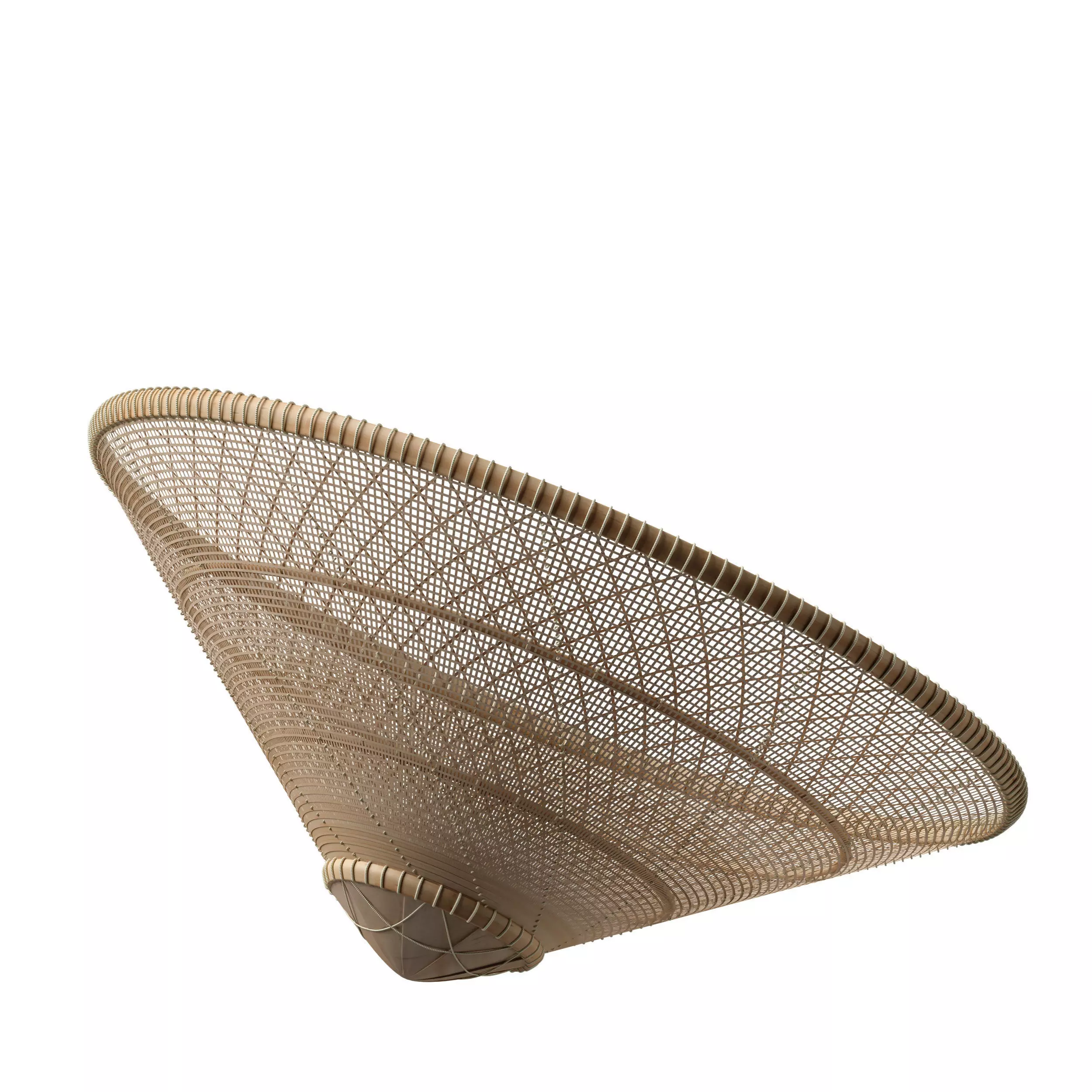 Asian Straw Hat Nonla Vietnamese 3D model_20