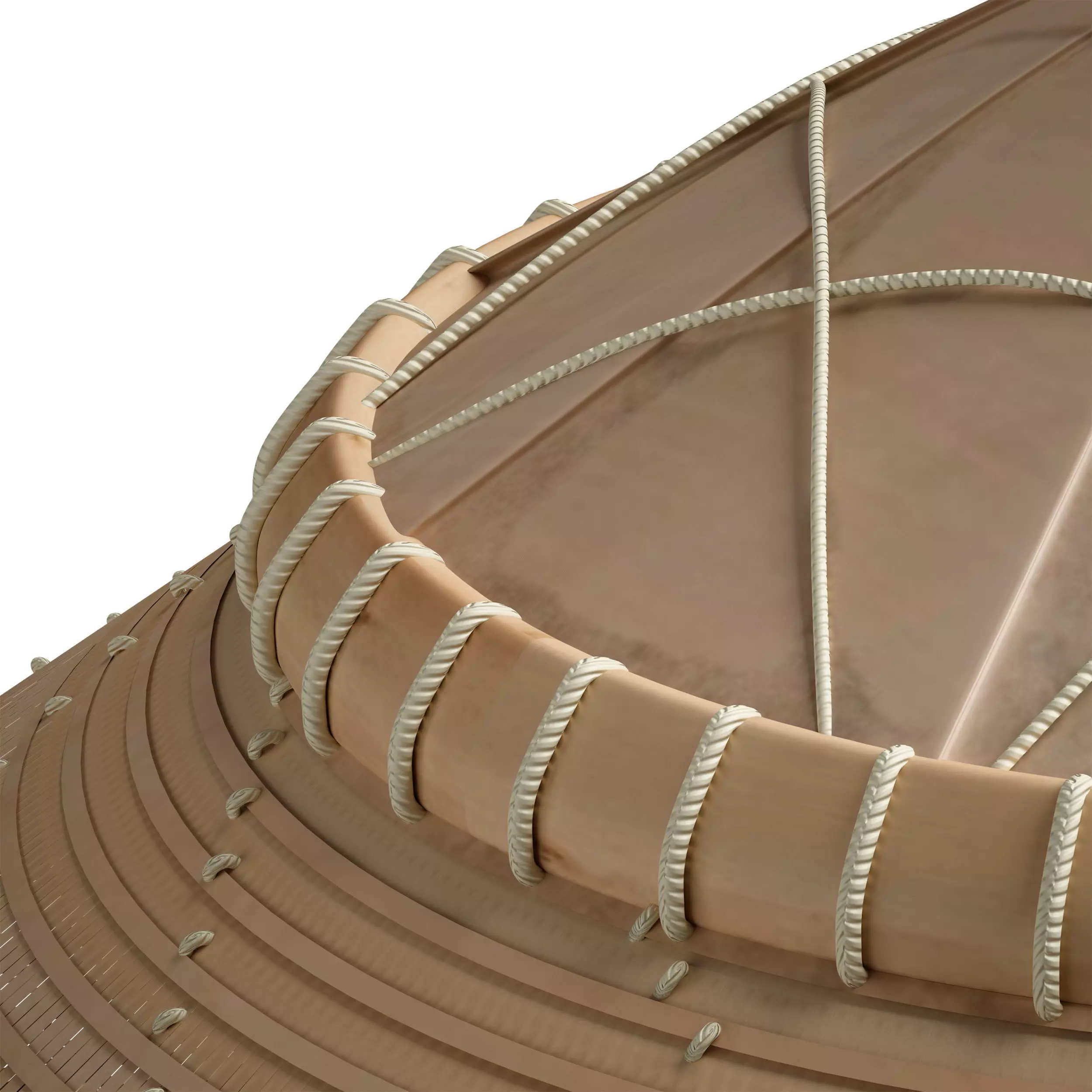 Asian Straw Hat Nonla Vietnamese 3D model_11