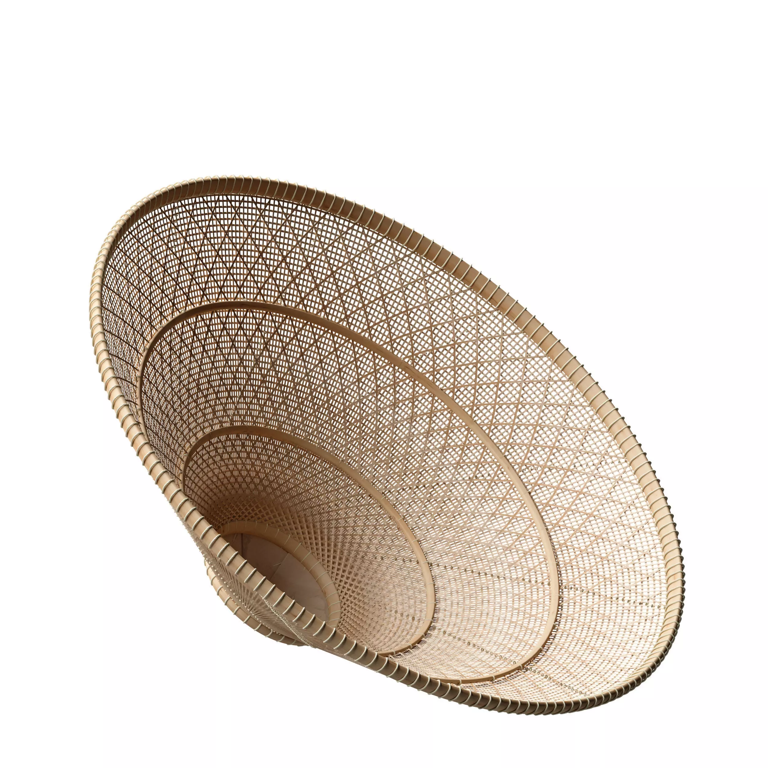 Asian Straw Hat Nonla Vietnamese 3D model_22