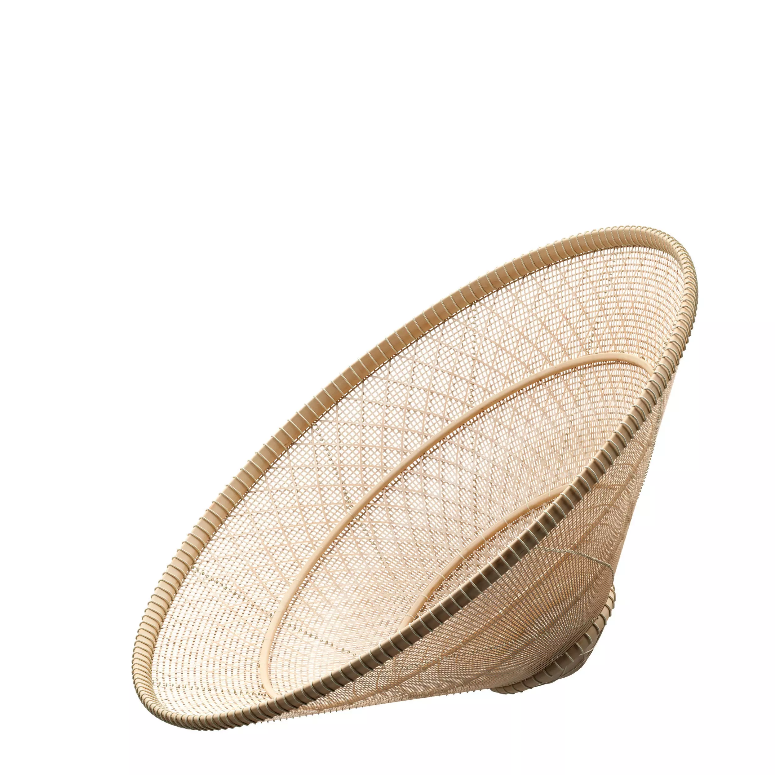 Asian Straw Hat Nonla Vietnamese 3D model_18