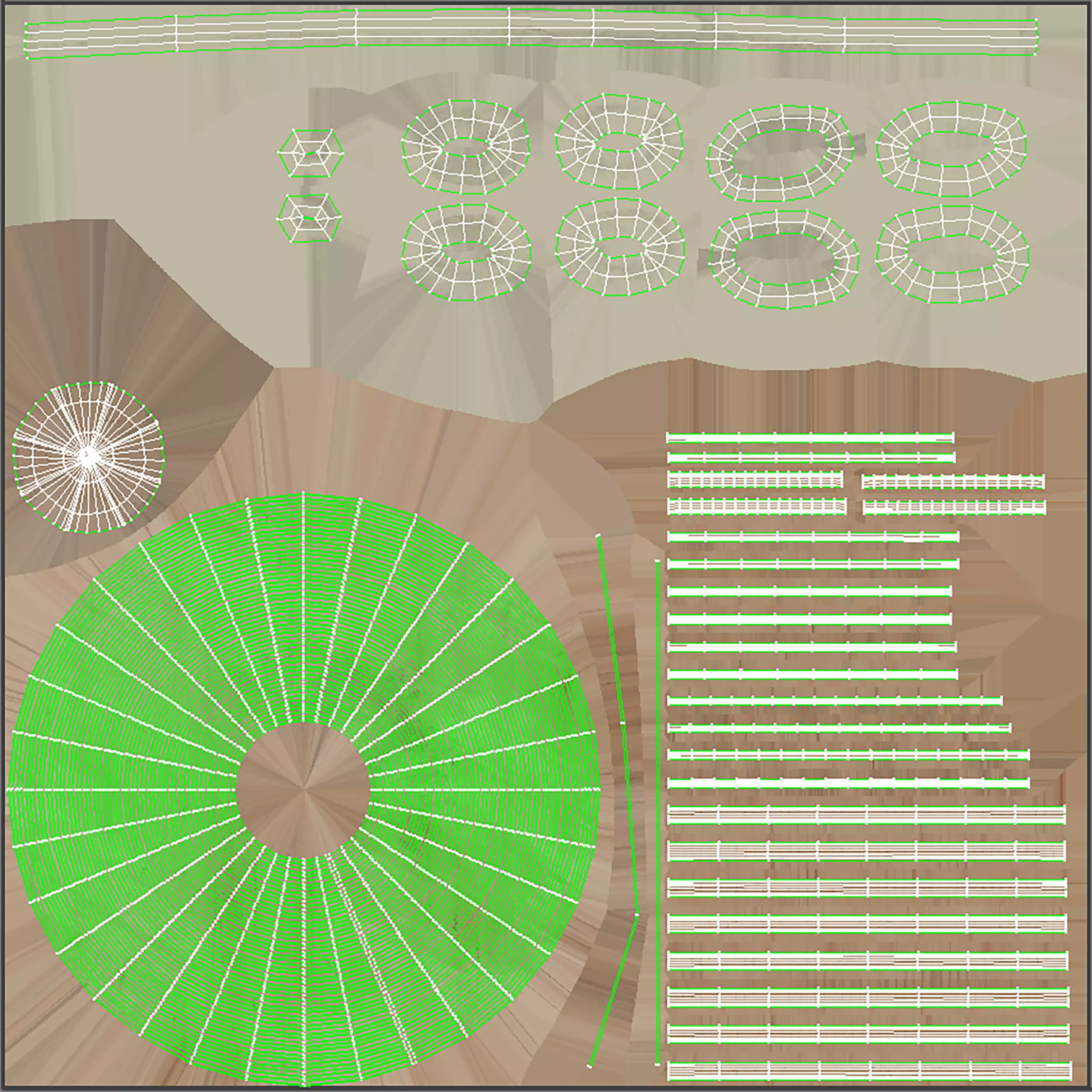 Asian Straw Hat Nonla Vietnamese 3D model_24