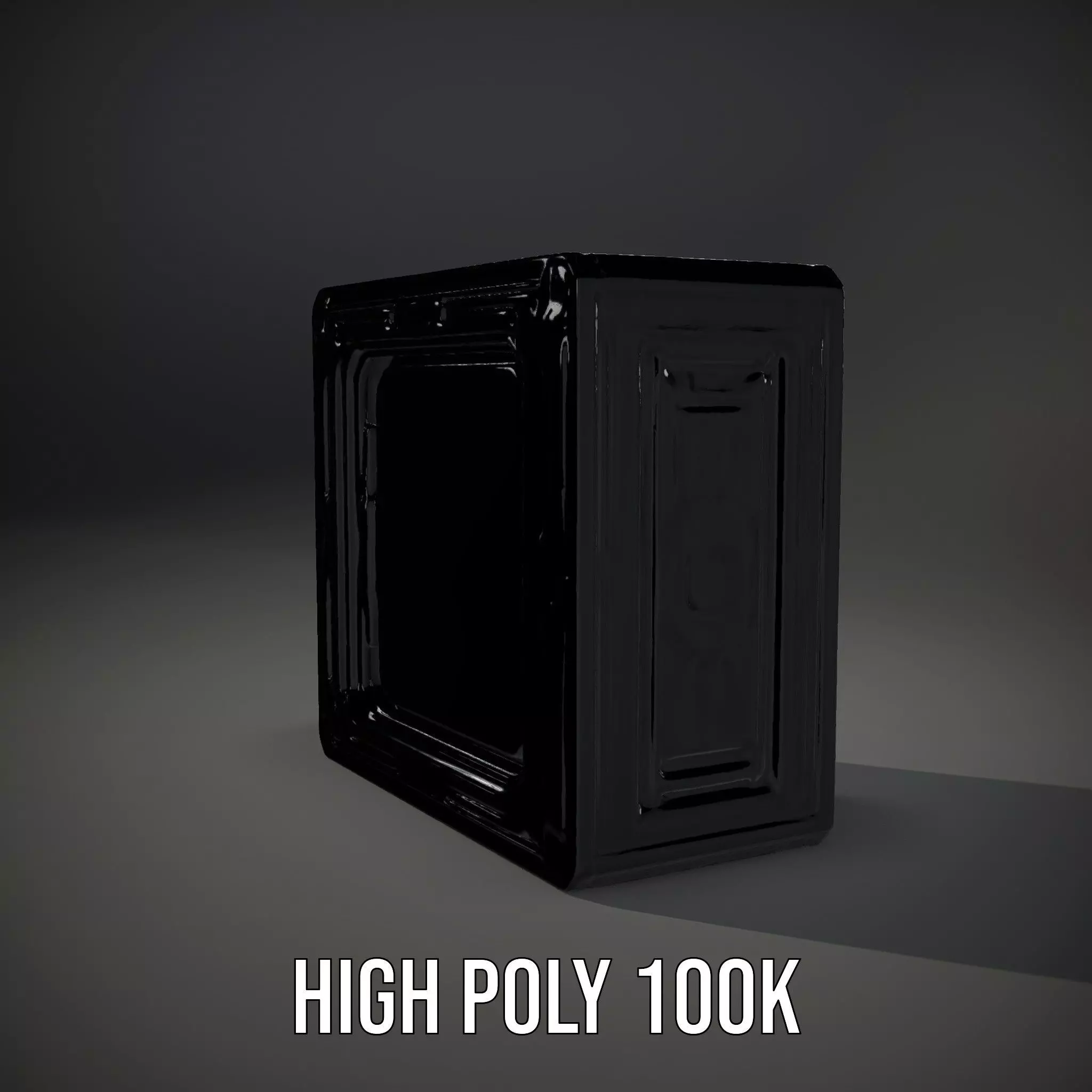 Futuristic SciFi Door Frame model pack Low-poly 3D model_10