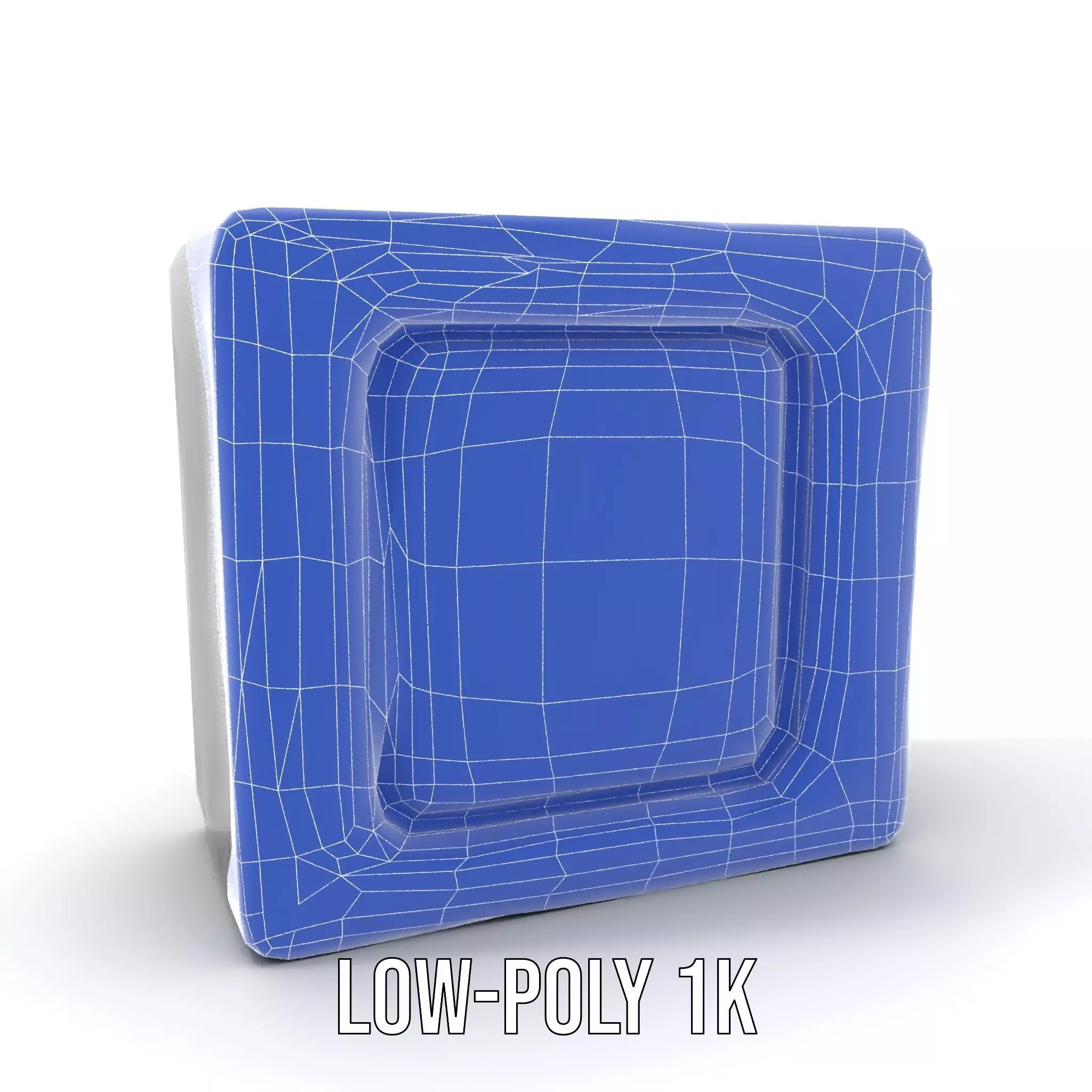 Futuristic SciFi Door Frame model pack Low-poly 3D model_15