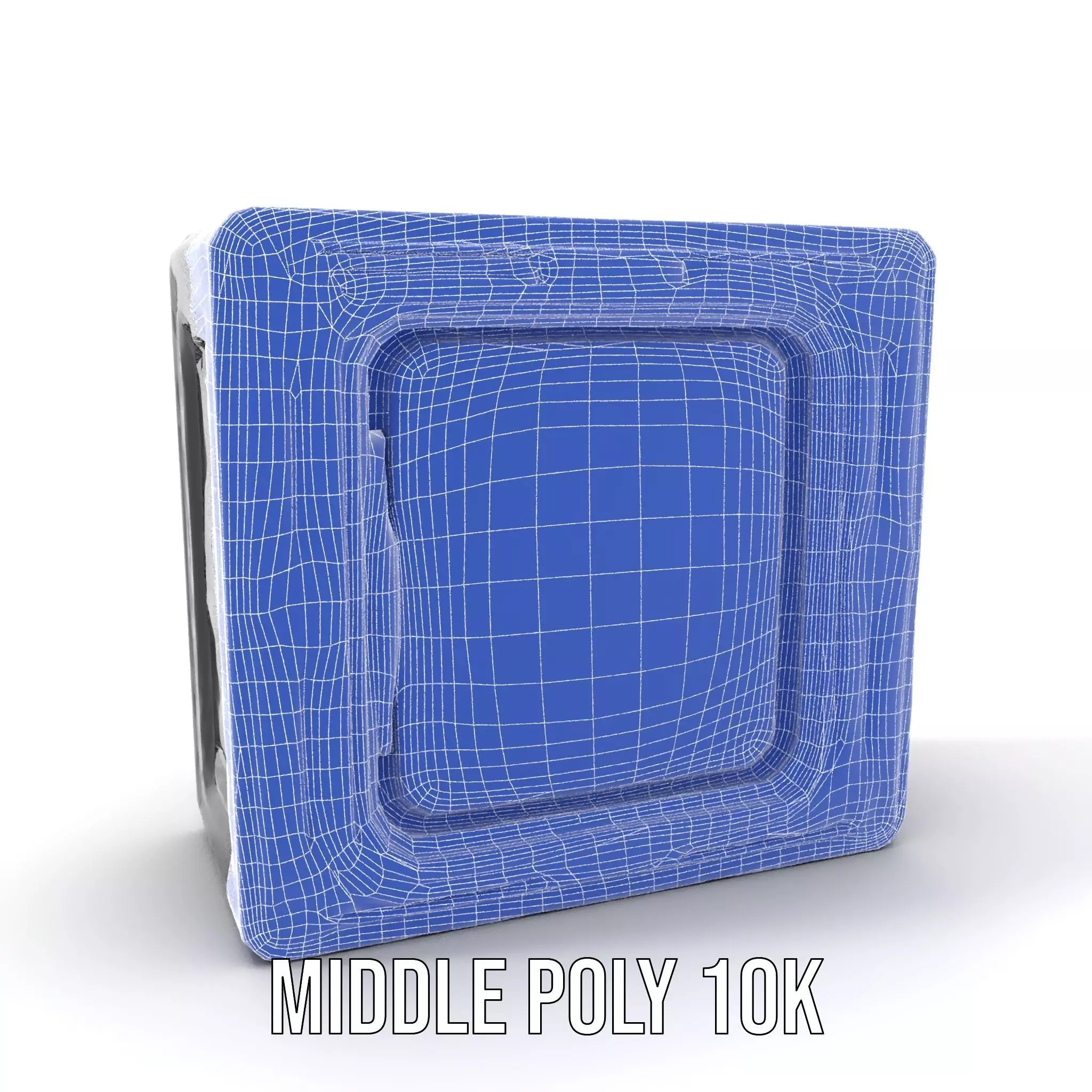 Futuristic SciFi Door Frame model pack Low-poly 3D model_16