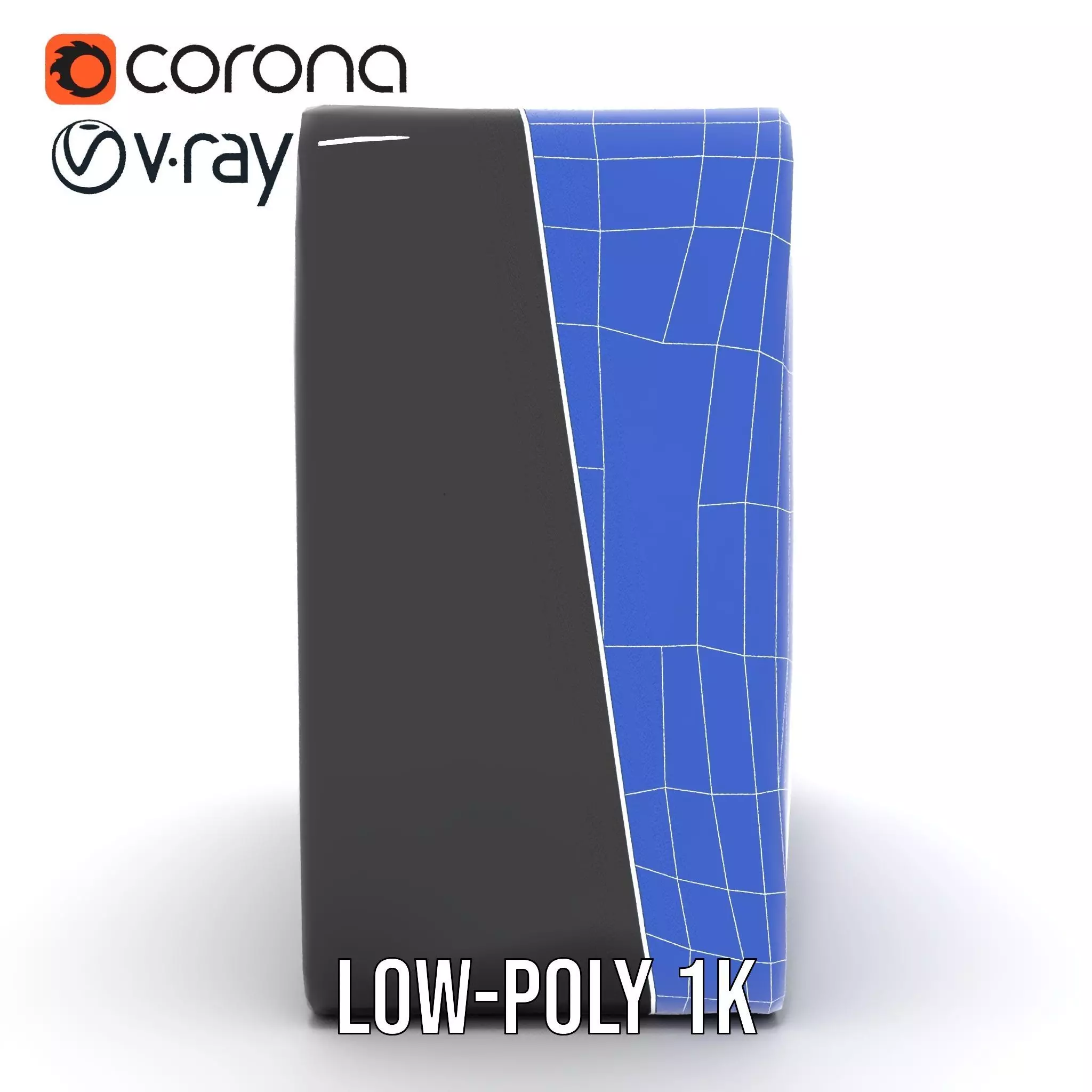 Futuristic SciFi Door Frame model pack Low-poly 3D model_31