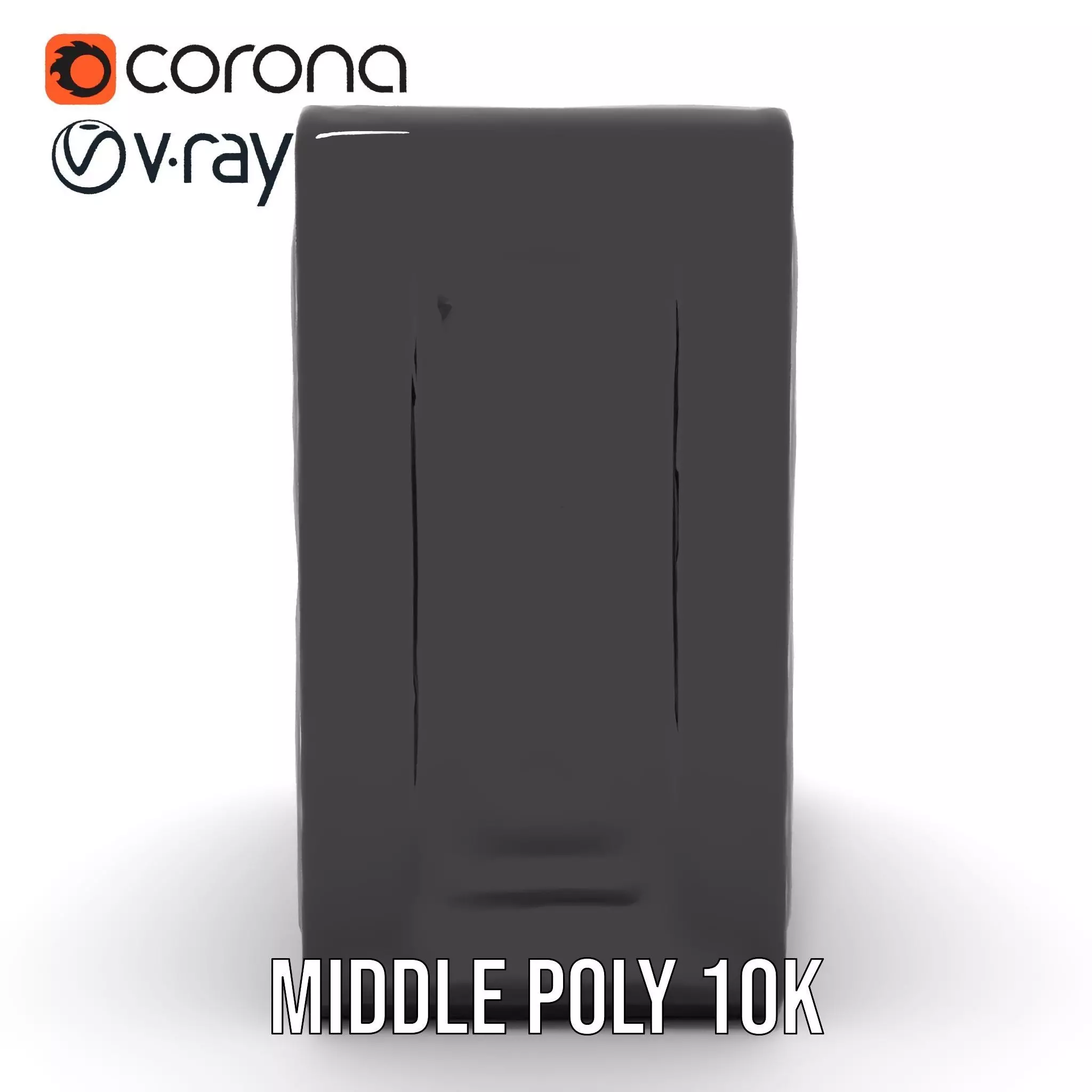 Futuristic SciFi Door Frame model pack Low-poly 3D model_6