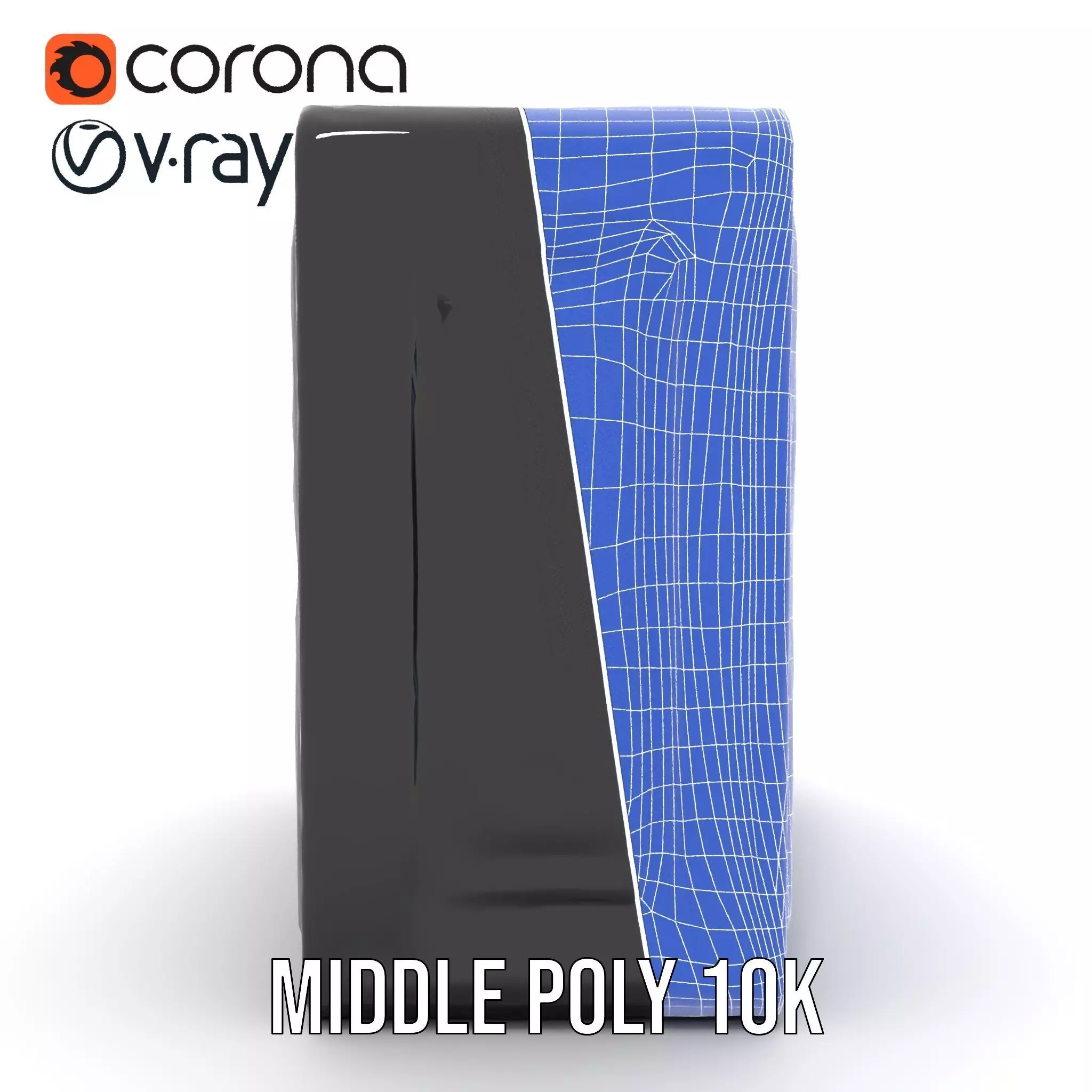 Futuristic SciFi Door Frame model pack Low-poly 3D model_30