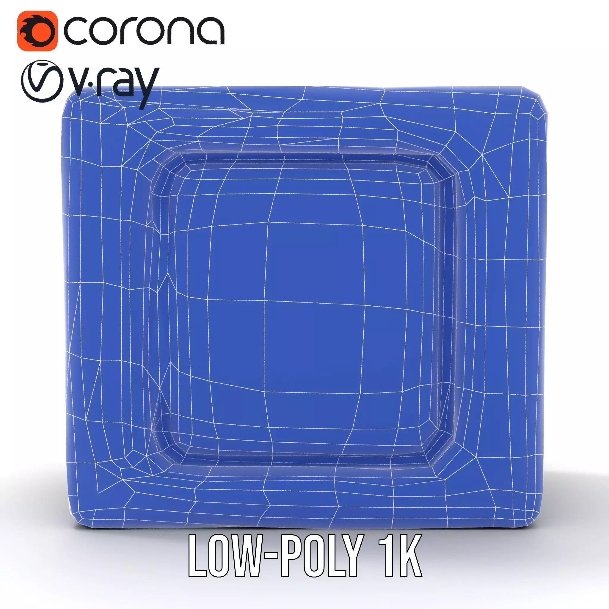 Futuristic SciFi Door Frame model pack Low-poly 3D model_22