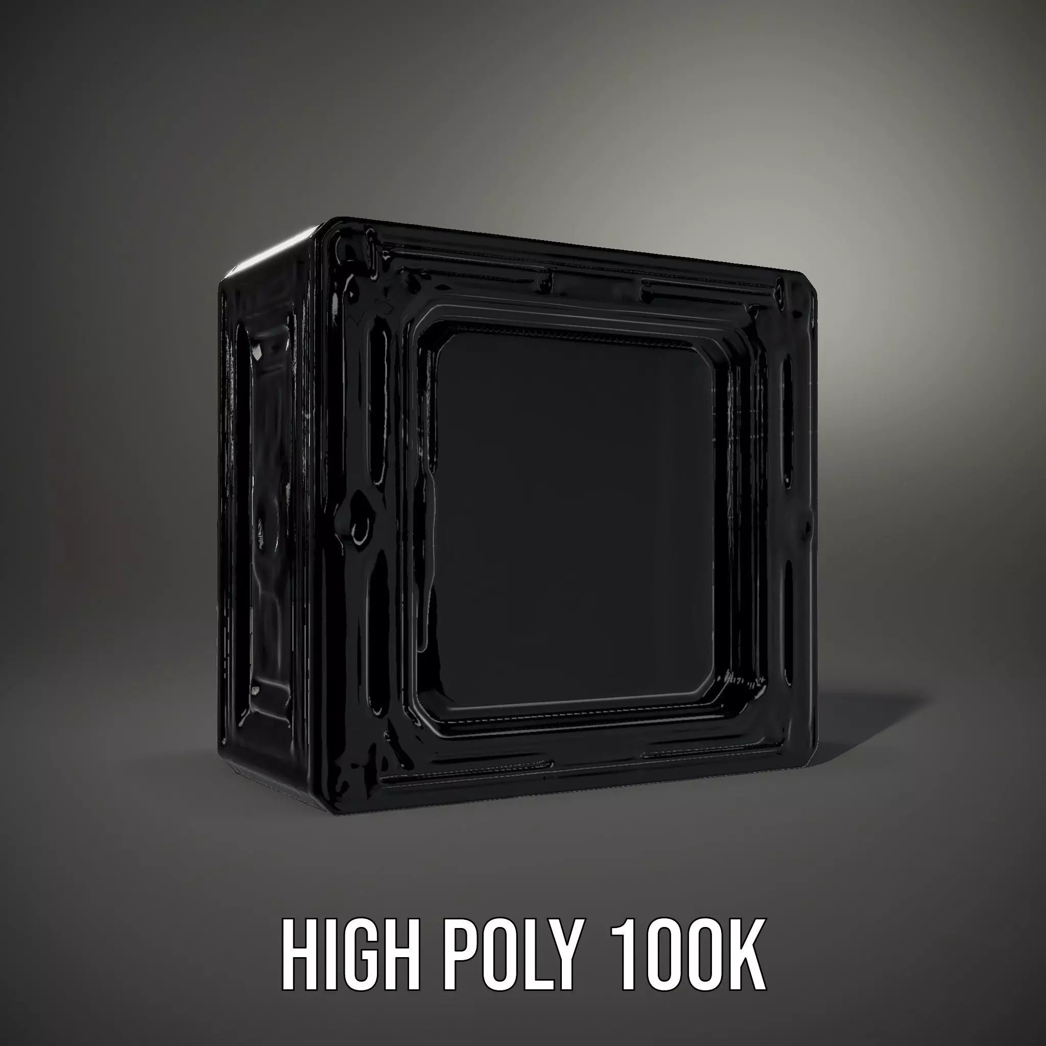 Futuristic SciFi Door Frame model pack Low-poly 3D model_13