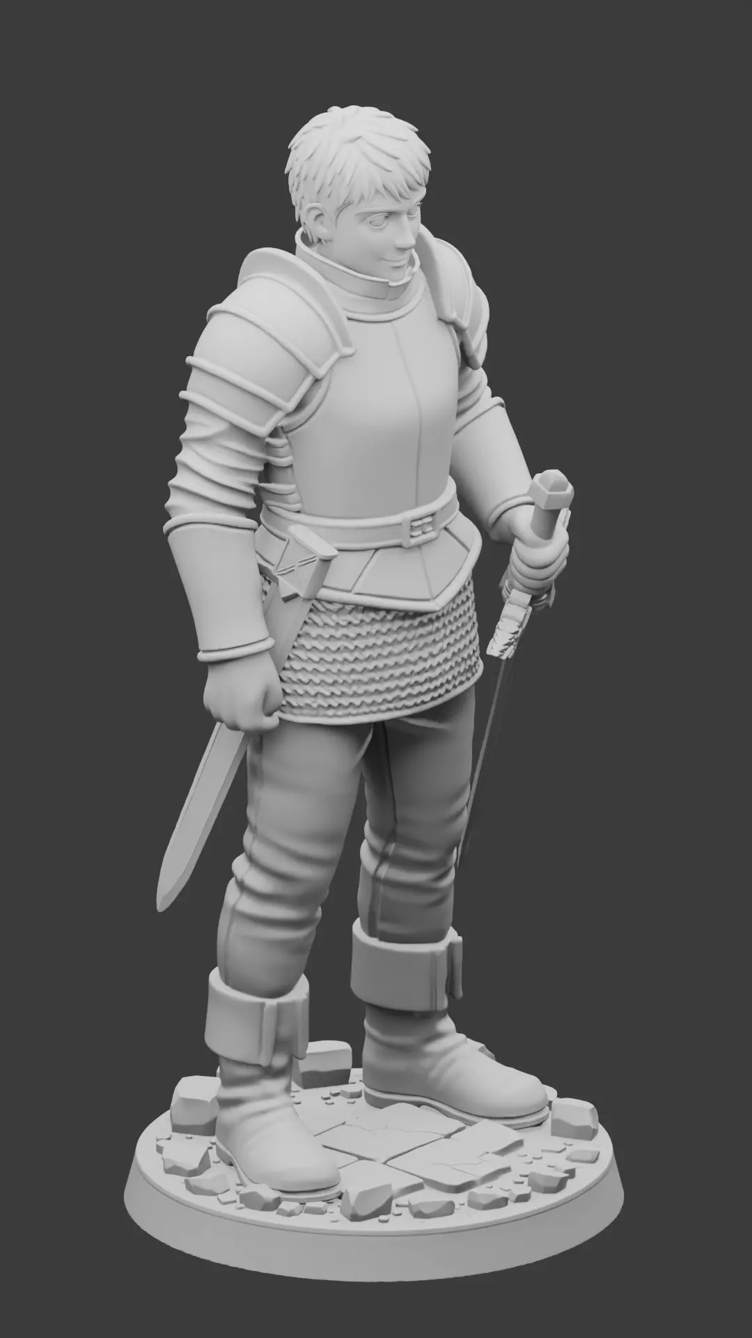 Laious - 3D Printable TTRPG Figure - Dungeon Meshi 3D print model_7