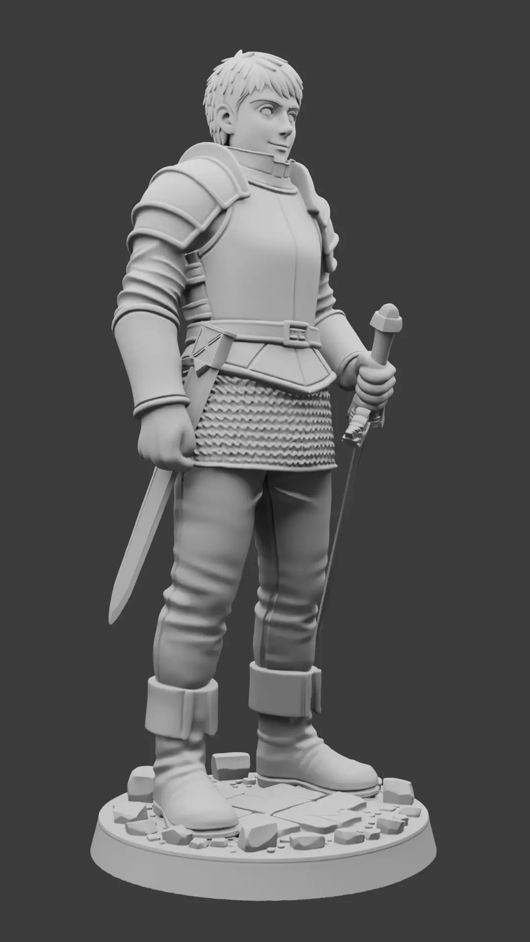 Laious - 3D Printable TTRPG Figure - Dungeon Meshi 3D print model_14
