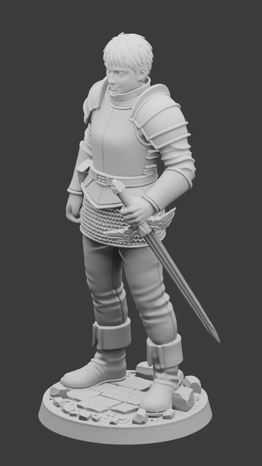 Laious - 3D Printable TTRPG Figure - Dungeon Meshi 3D print model_4
