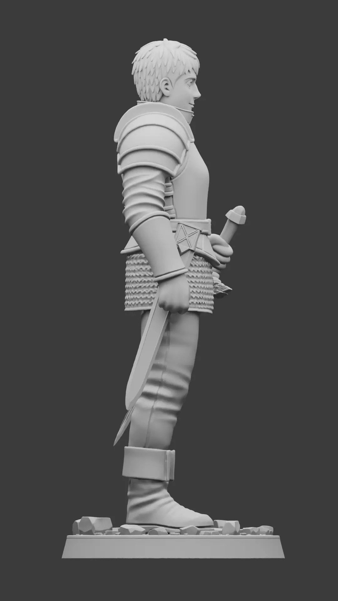 Laious - 3D Printable TTRPG Figure - Dungeon Meshi 3D print model_3