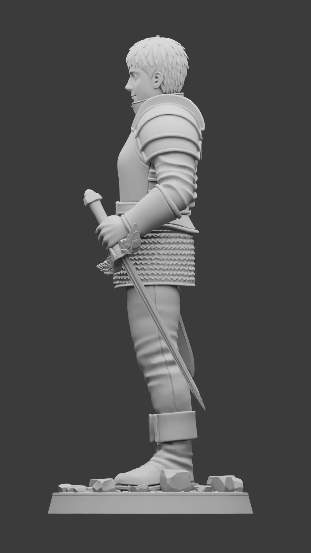 Laious - 3D Printable TTRPG Figure - Dungeon Meshi 3D print model_1