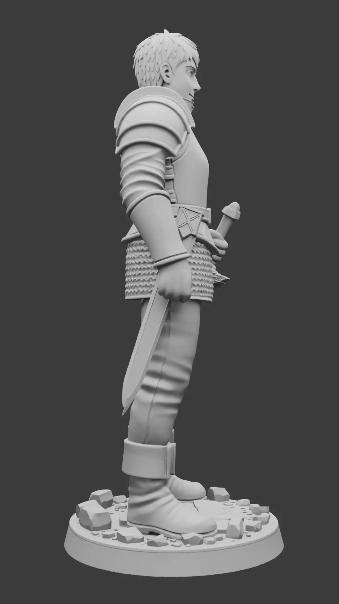Laious - 3D Printable TTRPG Figure - Dungeon Meshi 3D print model_13
