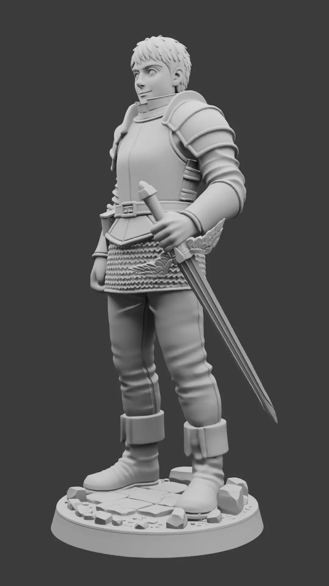 Laious - 3D Printable TTRPG Figure - Dungeon Meshi 3D print model_8