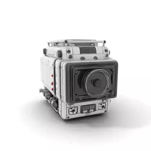 Futuristic Camera Model Pack for Visual Productions Low-poly 3D model