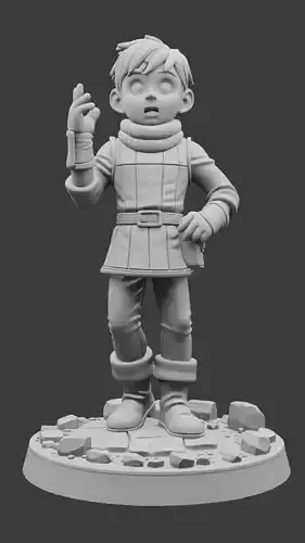 Chilchuck - 3D Printable TTRPG Figure - Dungeon Meshi 3D print model