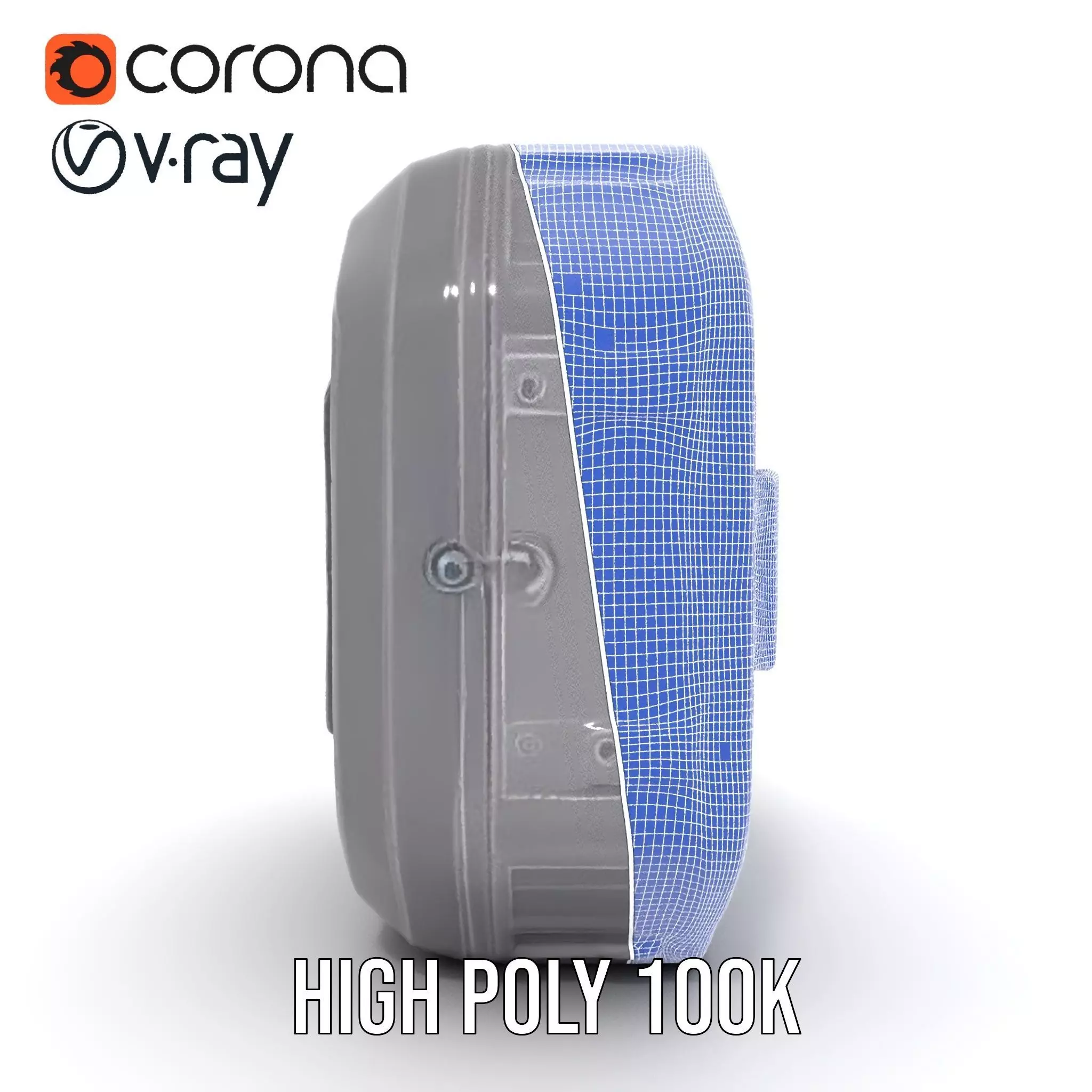 Futuristic Airlock Hatch model pack Low-poly 3D model_35