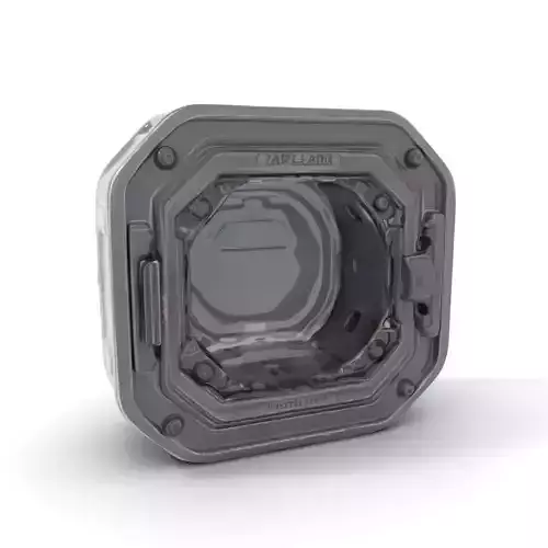 Futuristic Airlock Hatch model pack Low-poly 3D model
