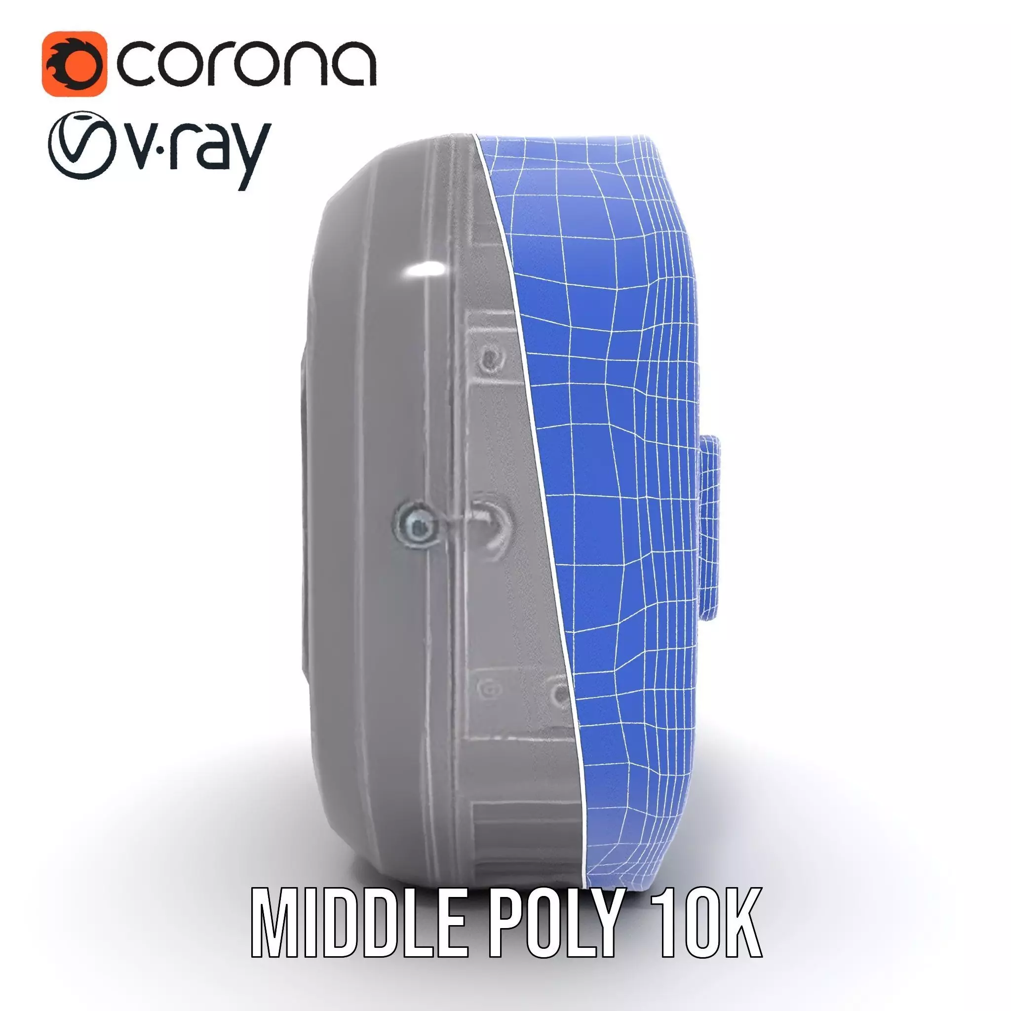 Futuristic Airlock Hatch model pack Low-poly 3D model_31