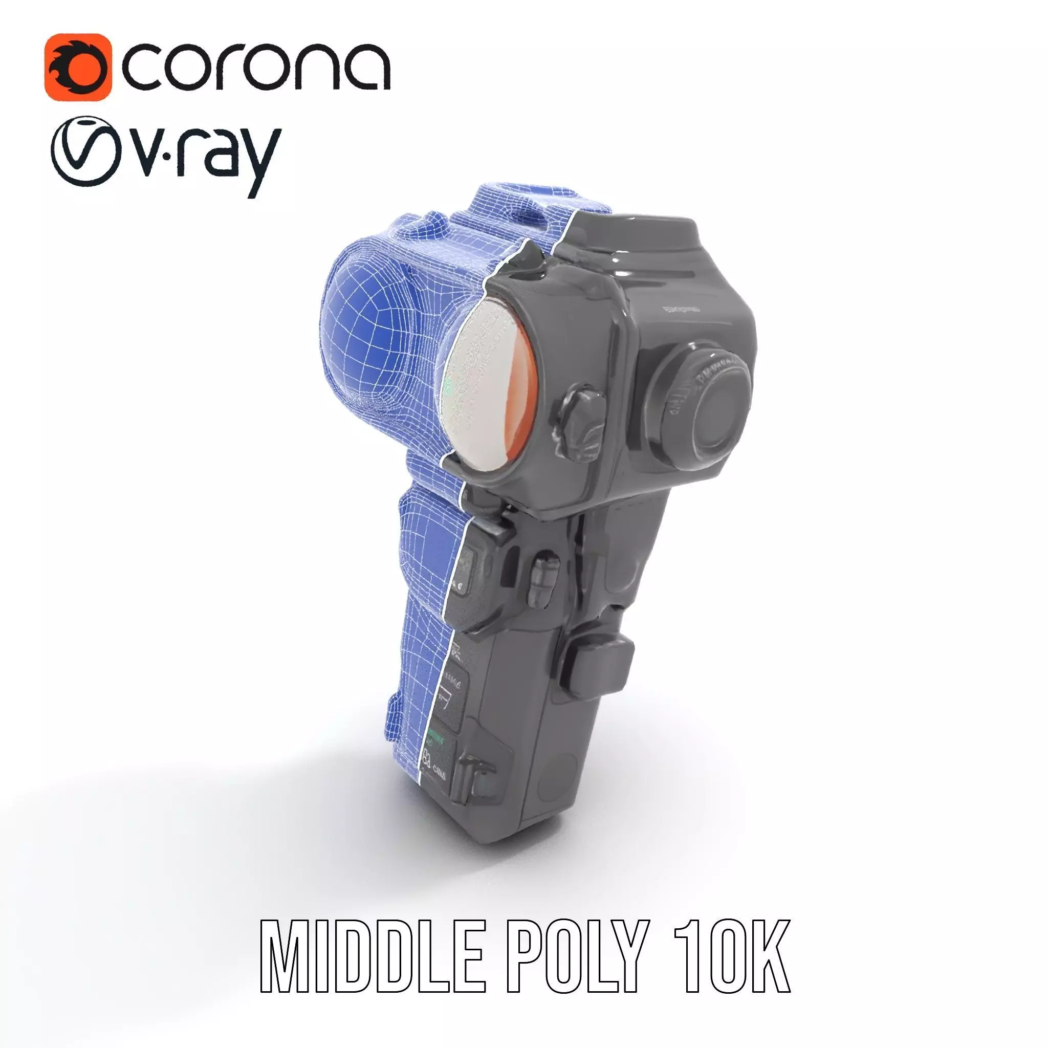 Futuristic Device model pack with PBR Textures Low-poly 3D model_27