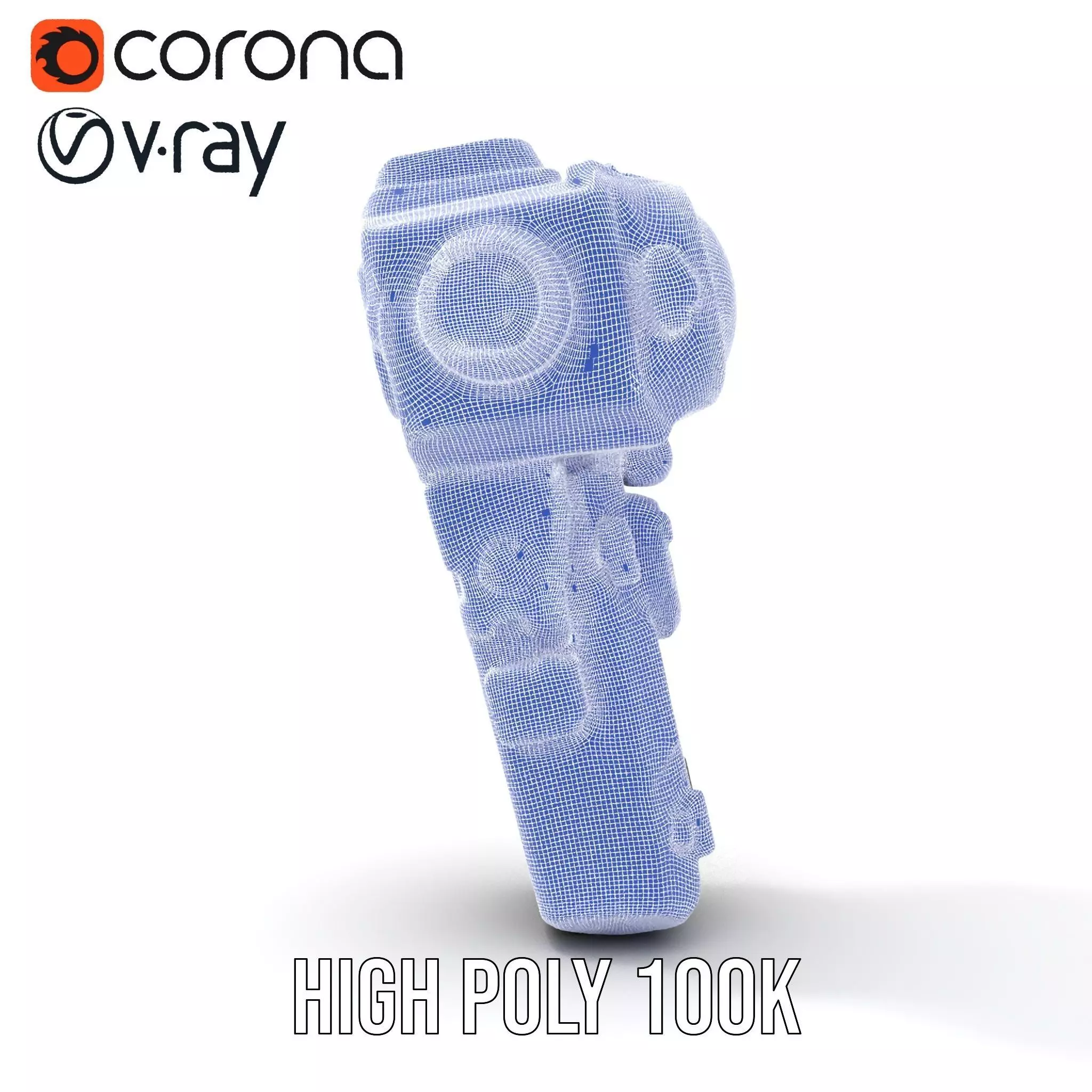 Futuristic Device model pack with PBR Textures Low-poly 3D model_32