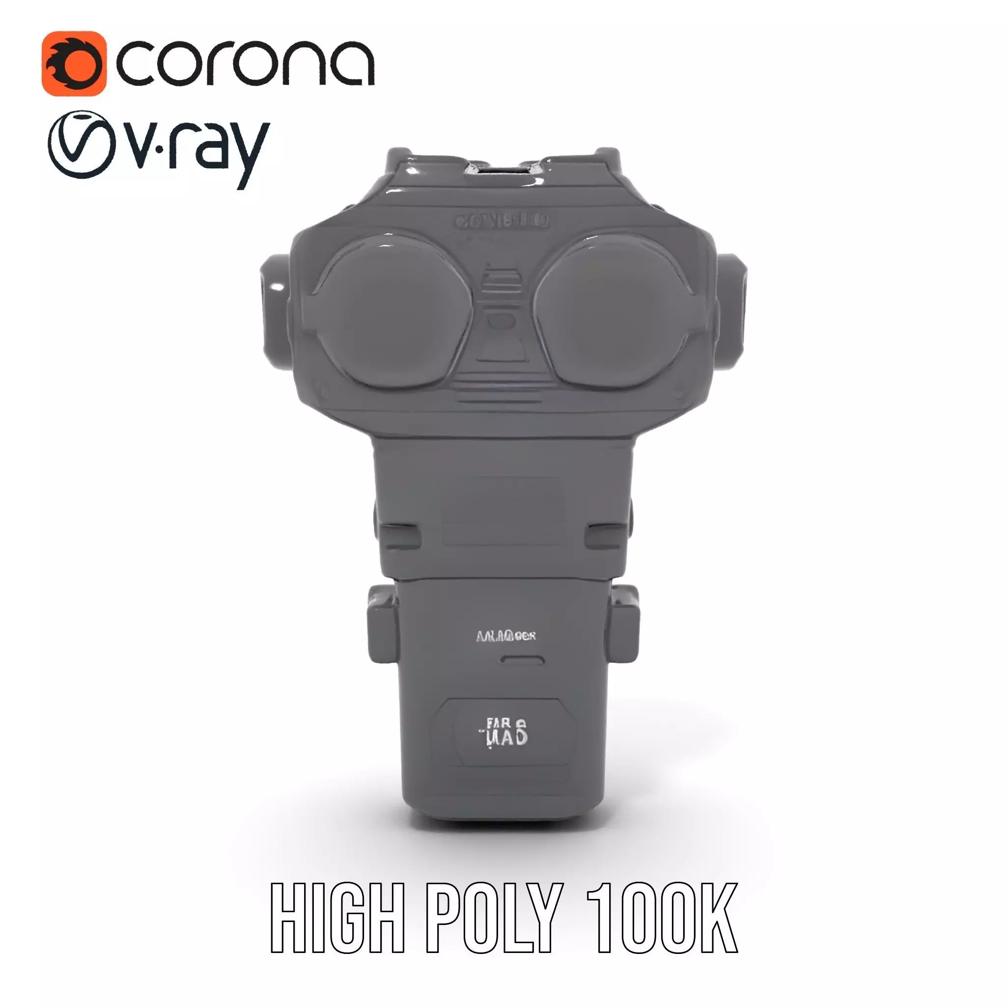 Futuristic Device model pack with PBR Textures Low-poly 3D model_29