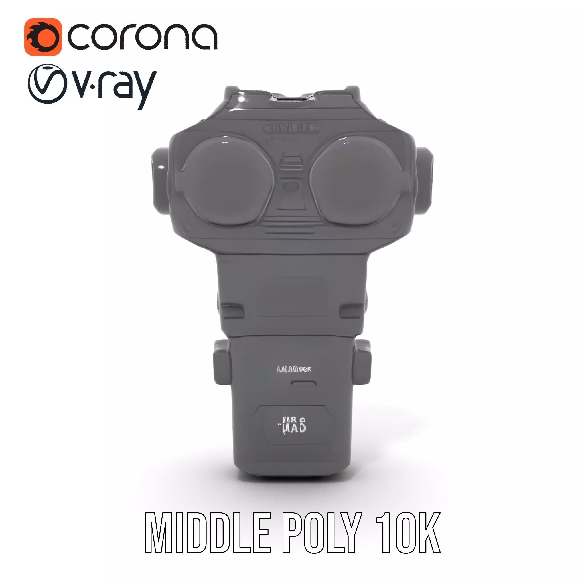 Futuristic Device model pack with PBR Textures Low-poly 3D model_12