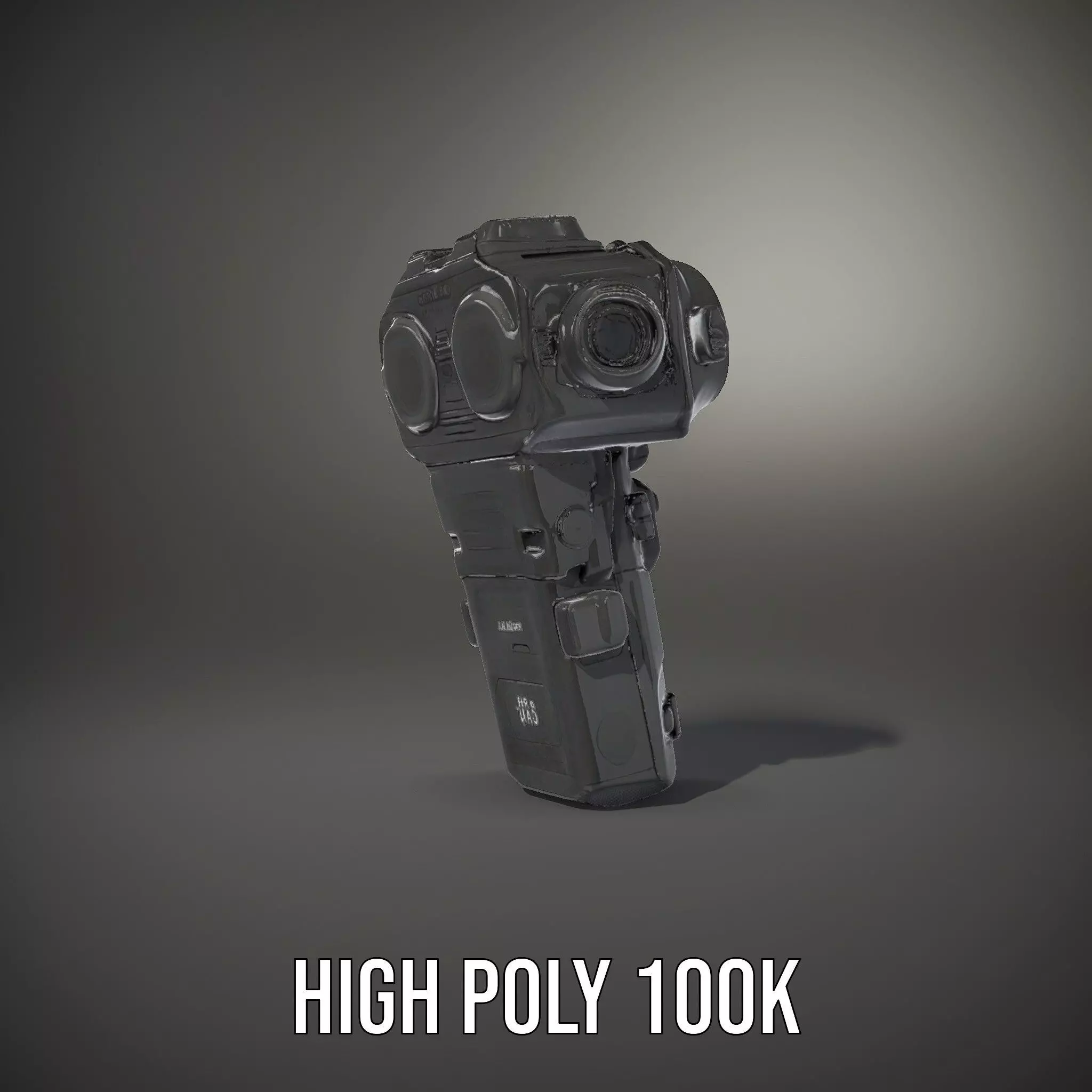Futuristic Device model pack with PBR Textures Low-poly 3D model_11