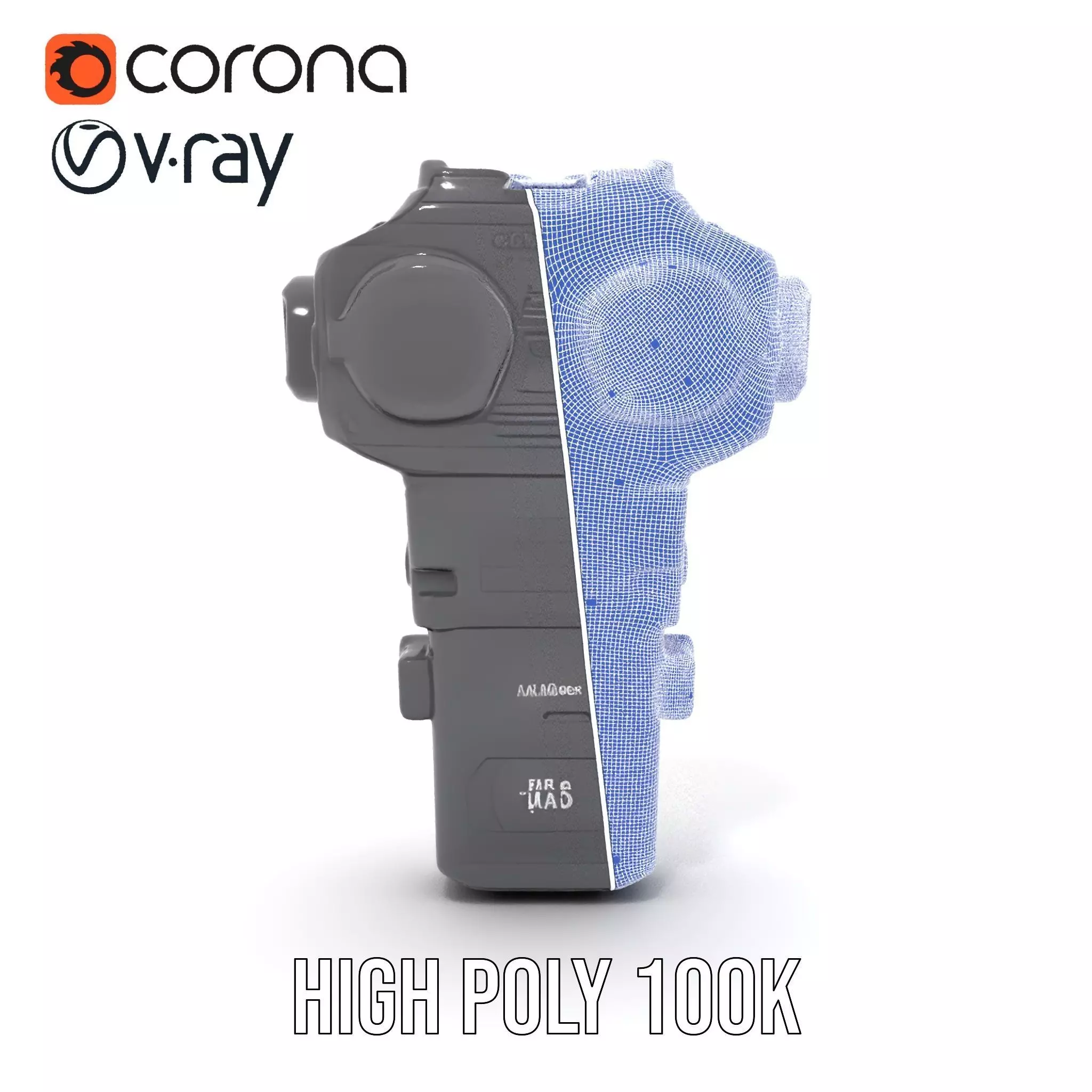 Futuristic Device model pack with PBR Textures Low-poly 3D model_33