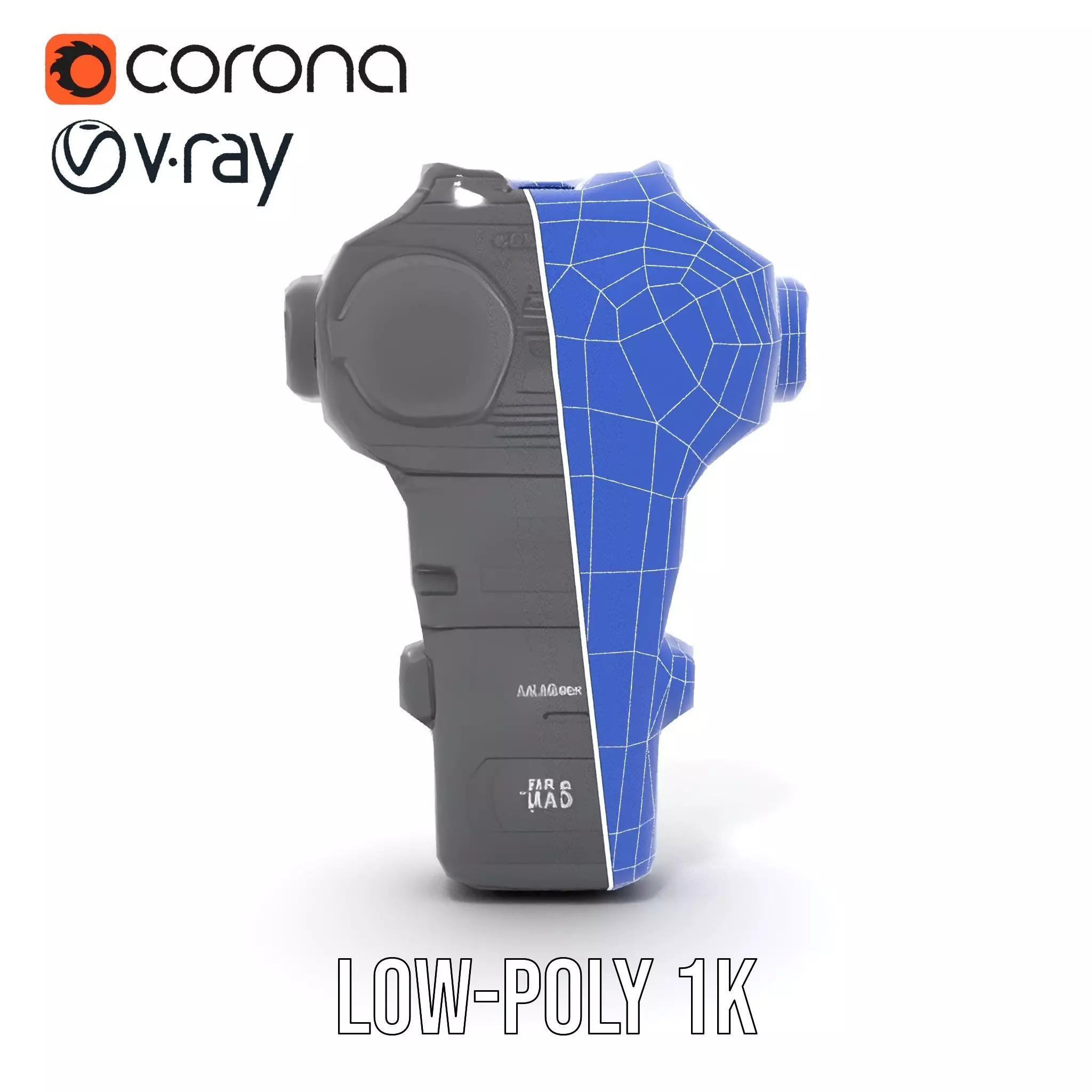 Futuristic Device model pack with PBR Textures Low-poly 3D model_18