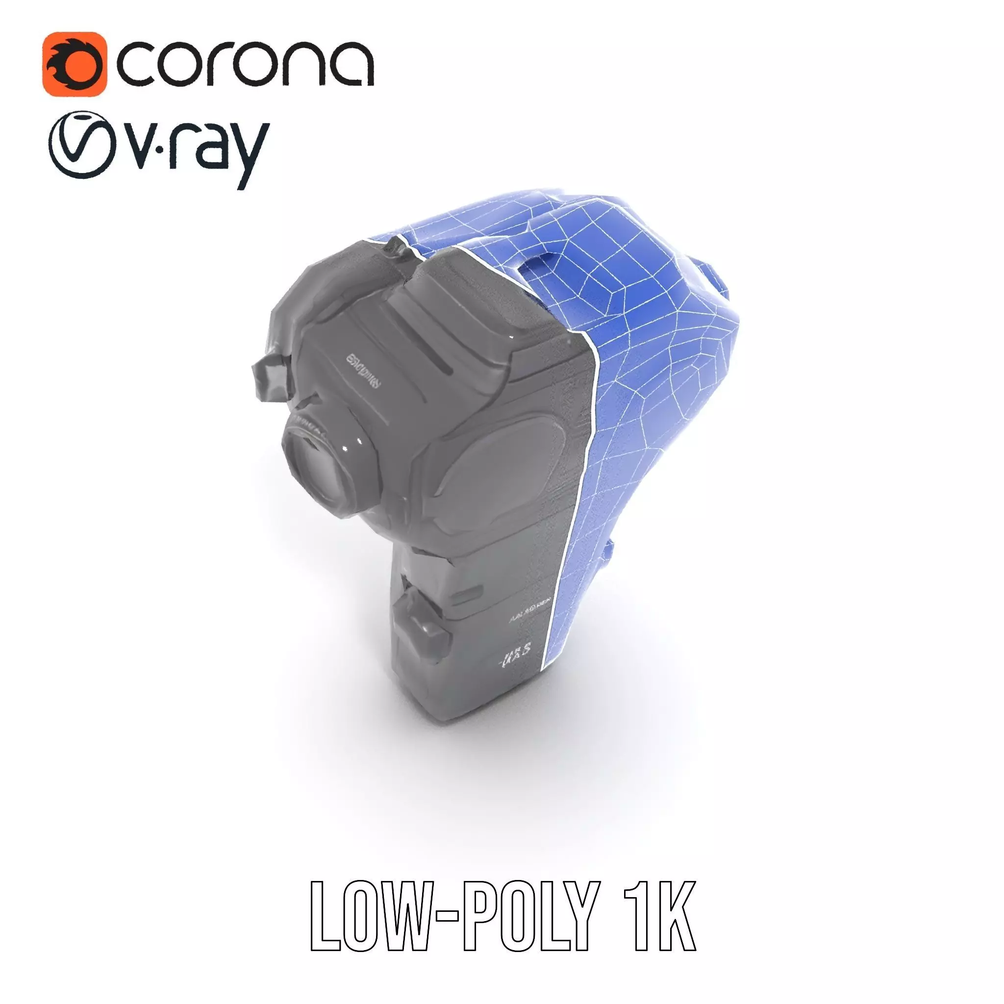 Futuristic Device model pack with PBR Textures Low-poly 3D model_22